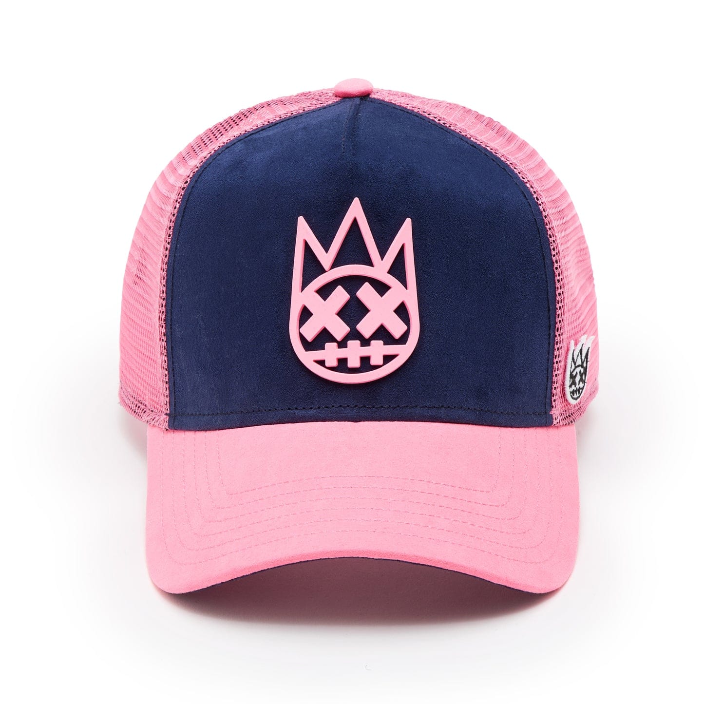 Cult of Individuality Hat Cult of Individuality Shimuchan Trucker Hat in Midnight Blue/Pink Cult of Individuality Shimuchan Trucker Hat in Midnight Blue/Pink