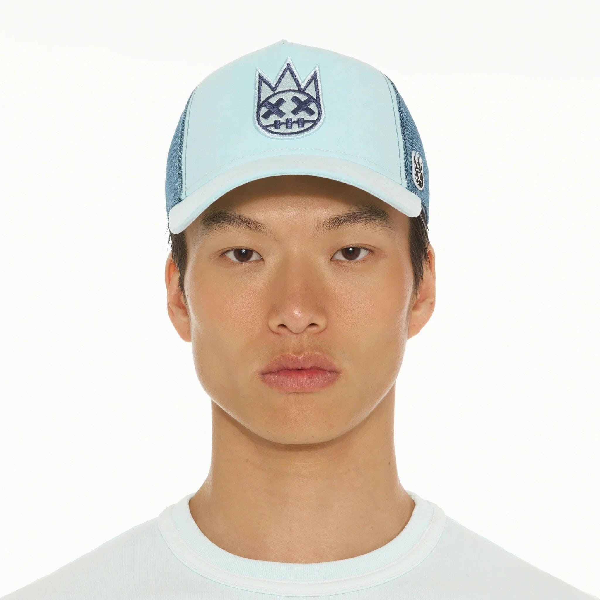 Cult of Individuality Hats Cult Clean Logo Powder Blue Trucker Hat Cult Clean Logo Powder Blue Trucker Hat