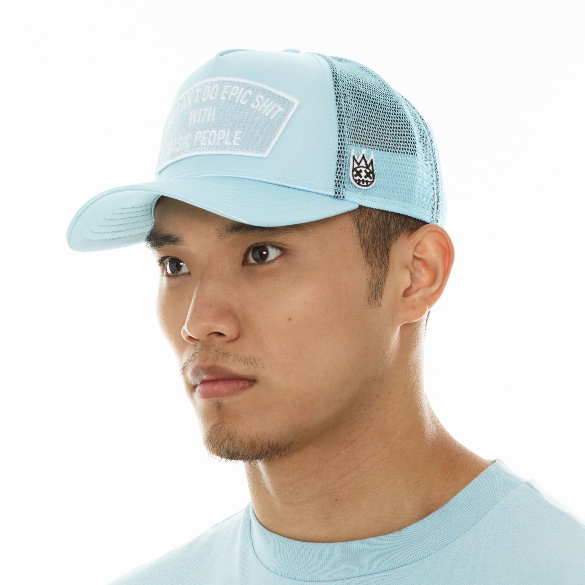 Cult of Individuality Hats Cult Epic Shit Mesh Trucker Hat with Satin Cult Epic Shit Mesh Trucker Hat with Satin