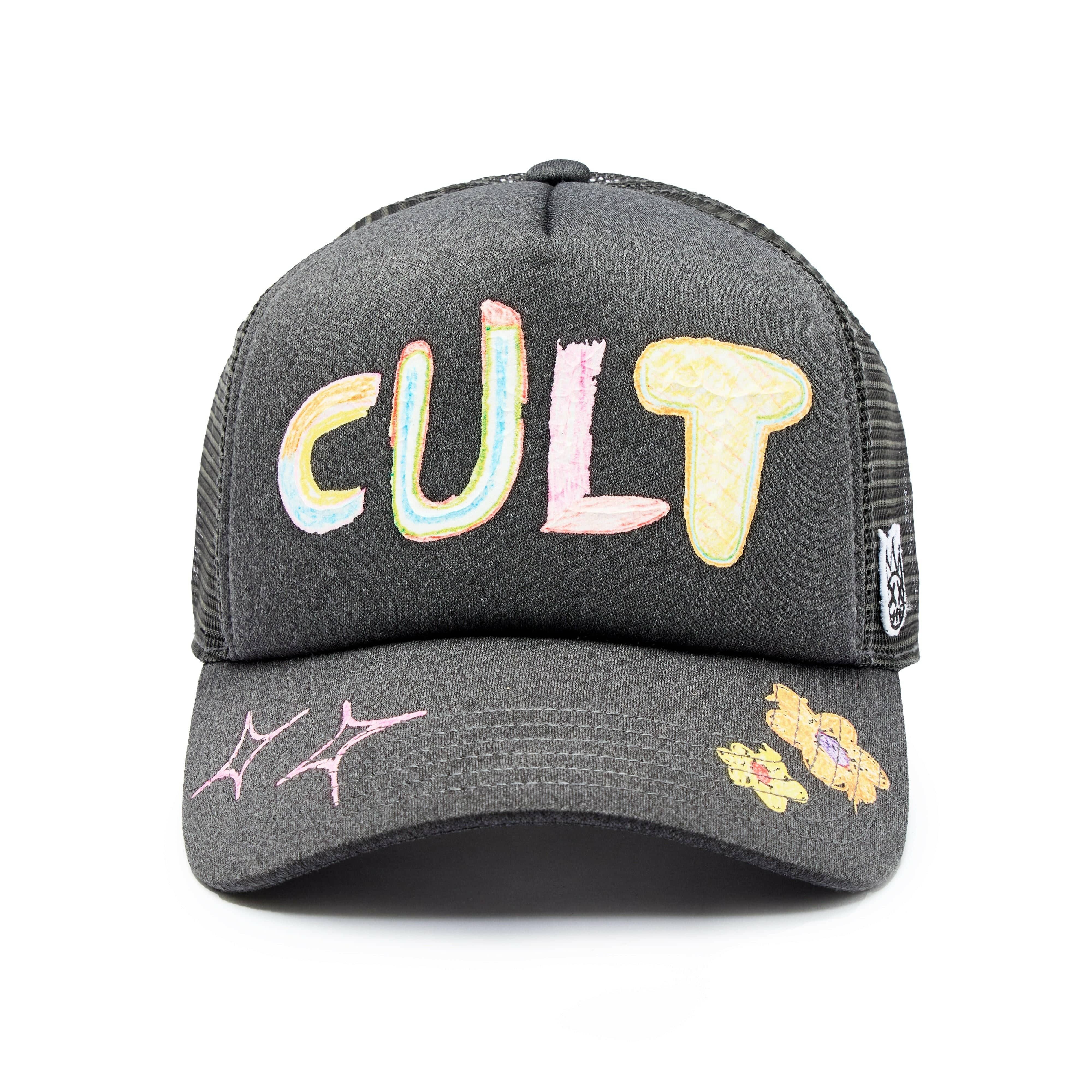 Cult of Individuality Hats Cult Hand Drawn Trucker Hat Cult Hand Drawn Trucker Hat