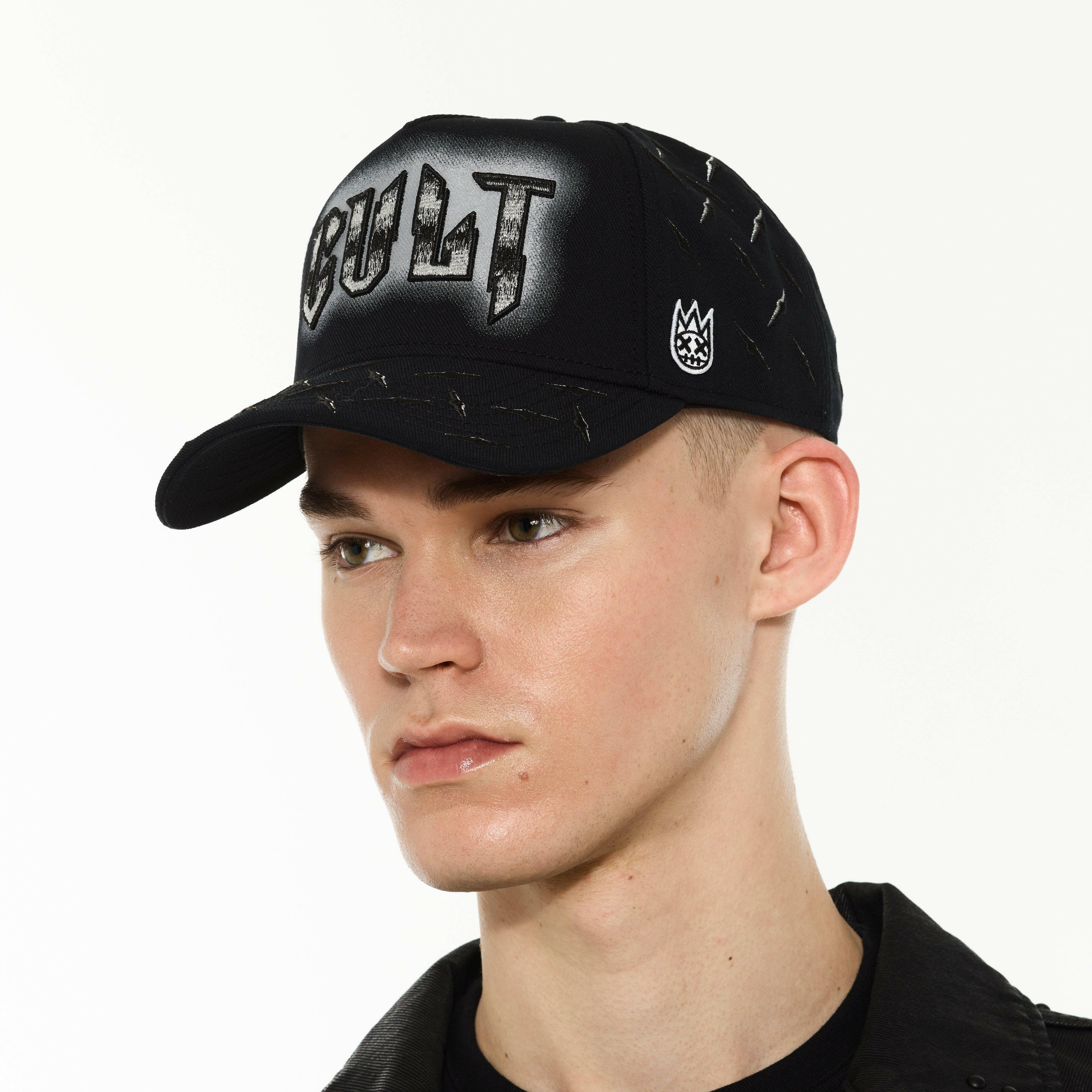 Cult of Individuality Hats Cult Instruments Trucker Hat Black Cult Instruments Trucker Hat Black