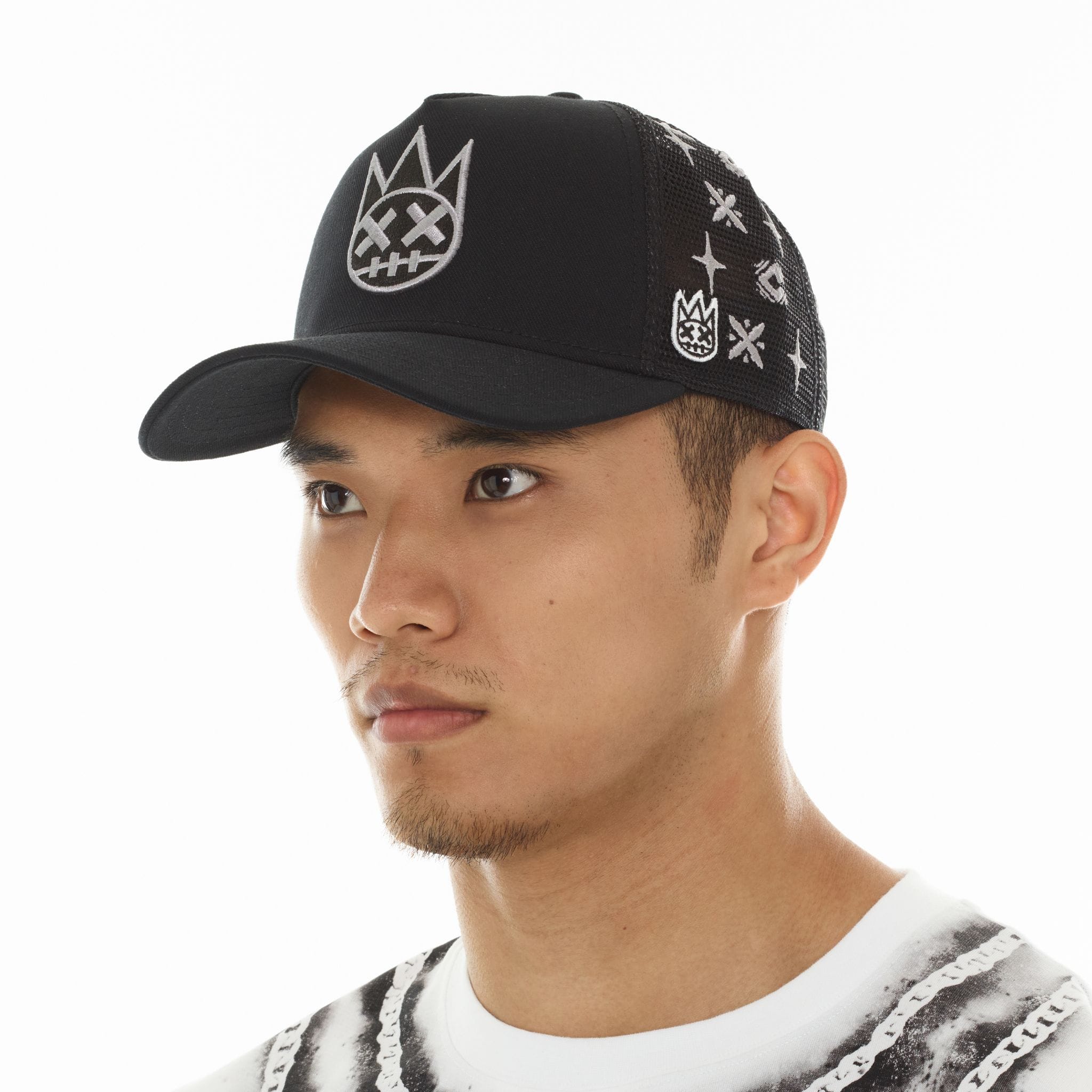 Cult of Individuality Hats Cult Repeat Pattern Monochromatic Hat Cult Repeat Pattern Monochromatic Hat
