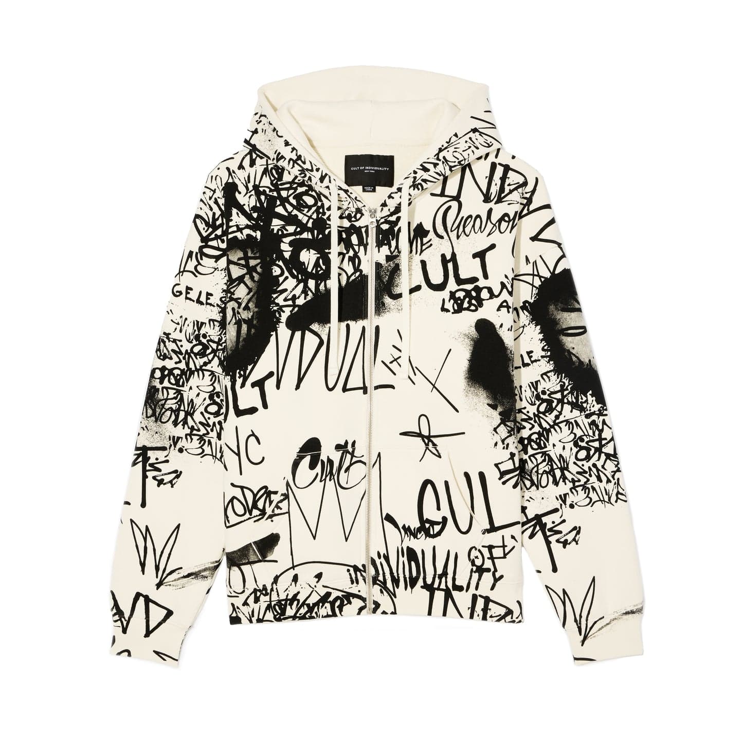 Cult of Individuality Hoodies Cult Zip Novelty Hoody Cult Zip Novelty Hoody