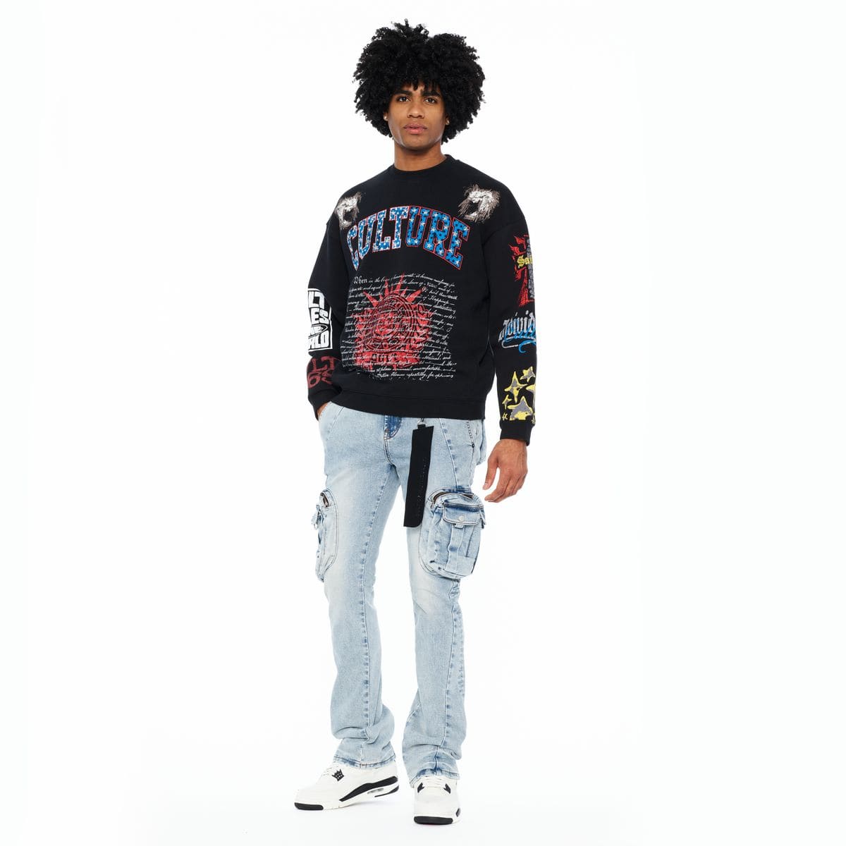 Cult of Individuality Sweatshirts HEAVYWEIGHT 620 GRAMS FRENCH TERRY CREW HEAVYWEIGHT 620 GRAMS FRENCH TERRY CREW