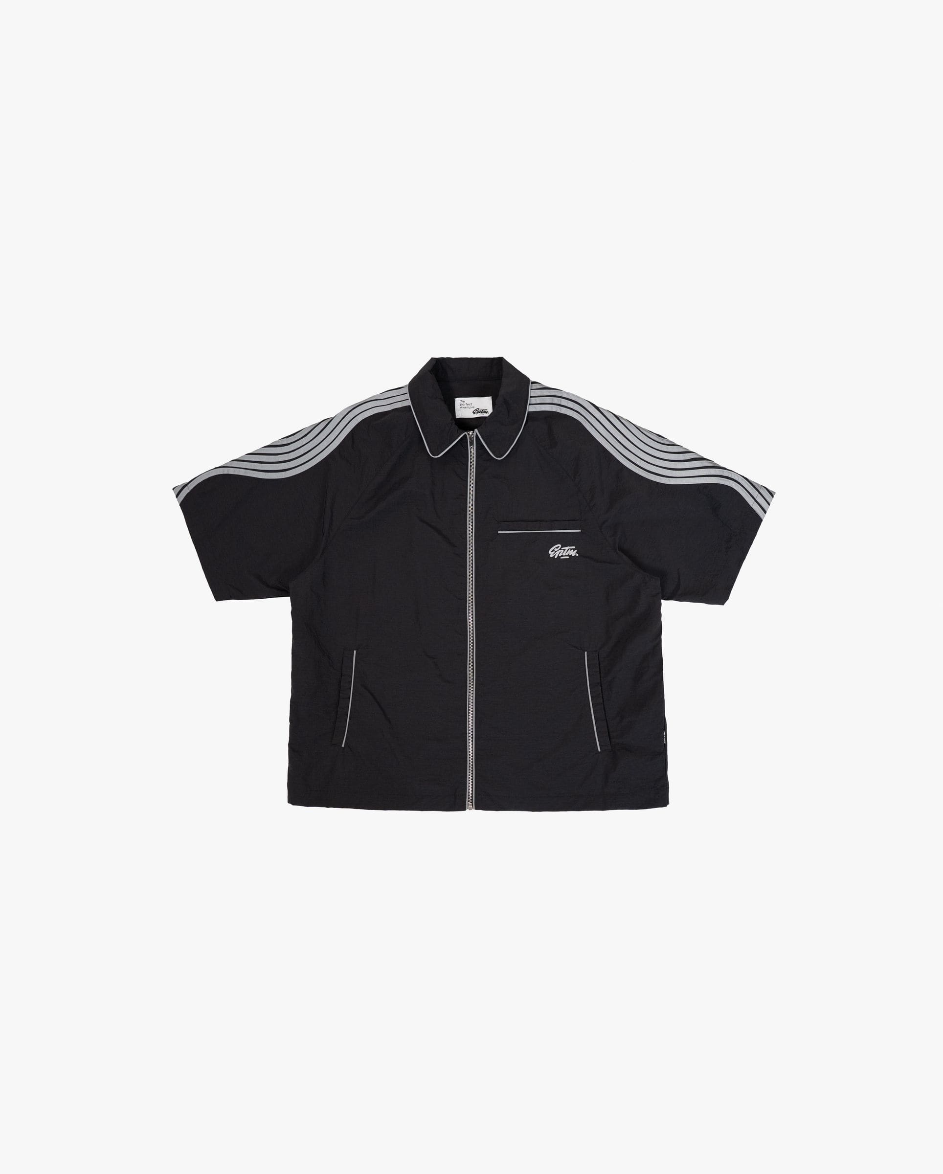 EPTM Valley Set in black, a stylish clothing set featuring a matching top and bottom, displayed on a hanger.