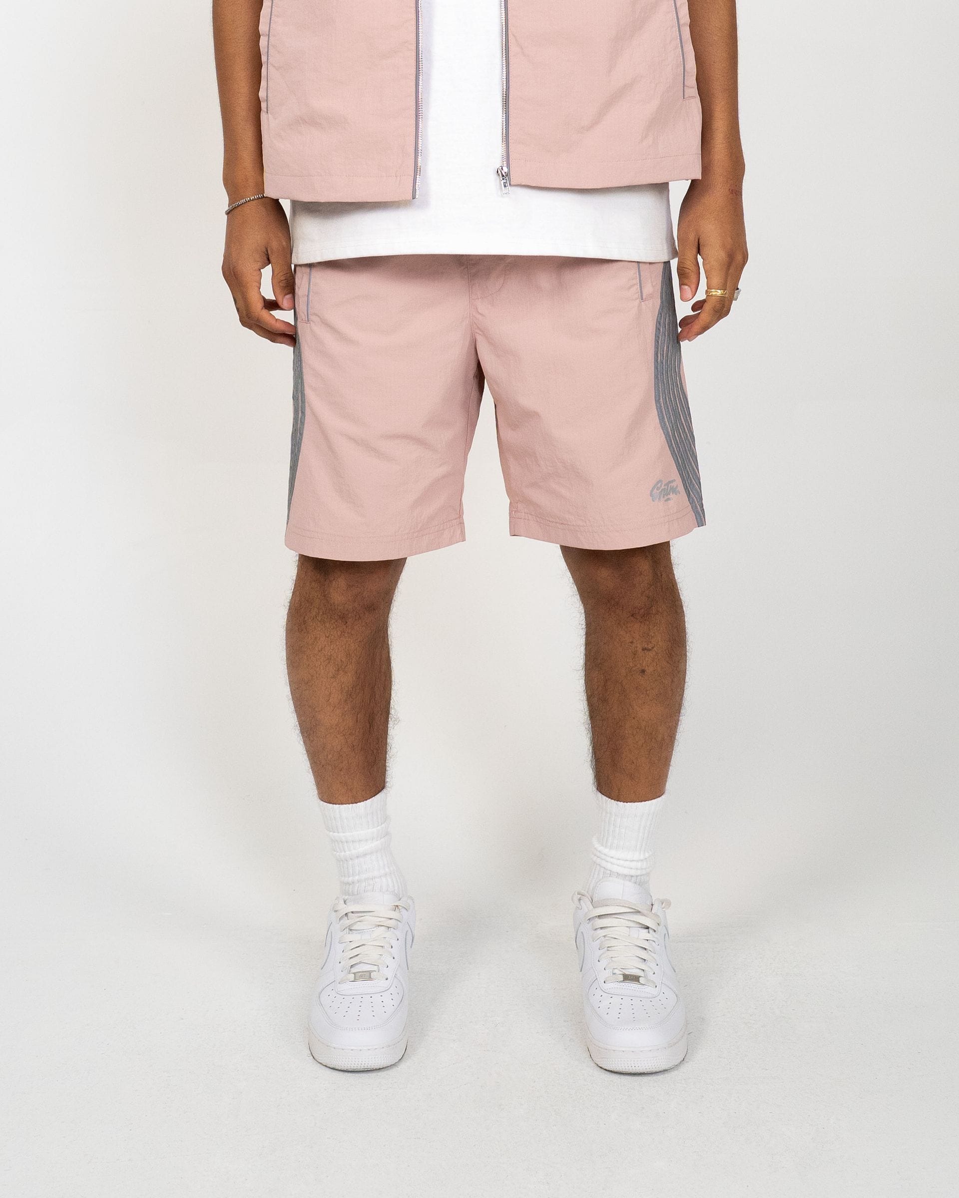 EPTM Valley Set in pink, a stylish matching clothing set featuring a top and bottom with a modern, vibrant design.