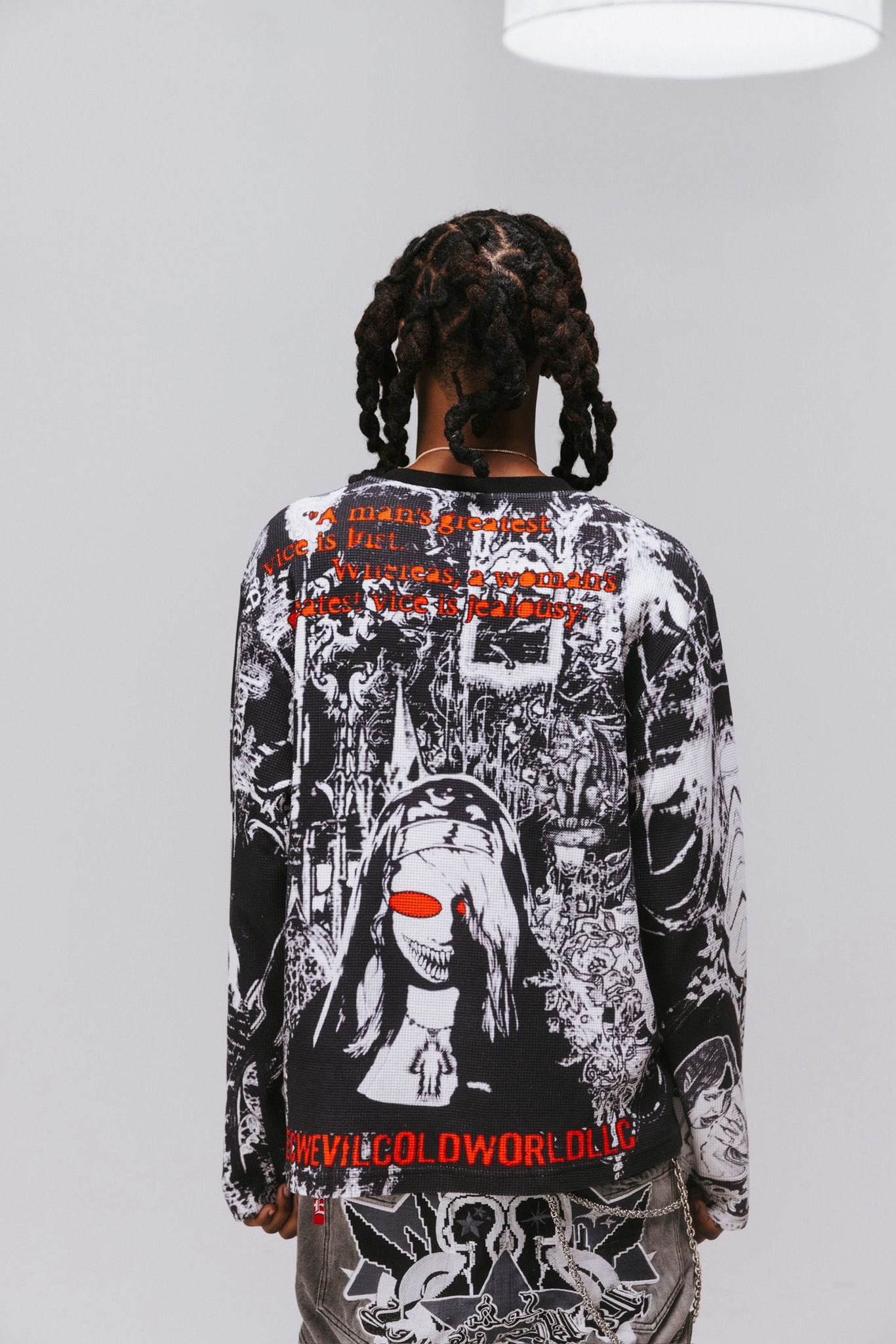 Essence.Wrld T-Shirts Essence.Wrld Love Thermal Black Essence.Wrld Love Thermal Black