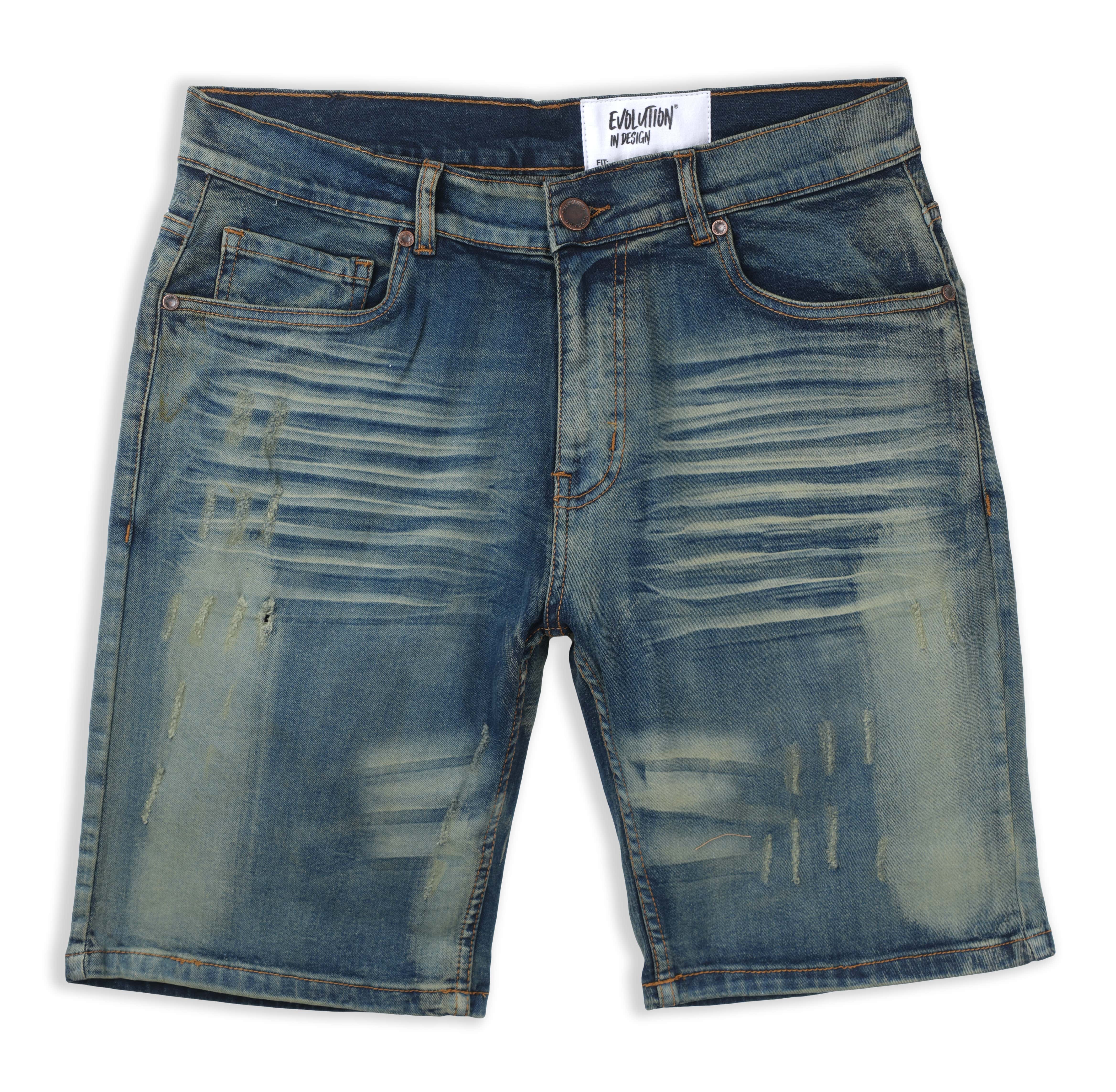 Evolution Shorts Evolution Faded Denim Shorts Evolution Faded Denim Shorts