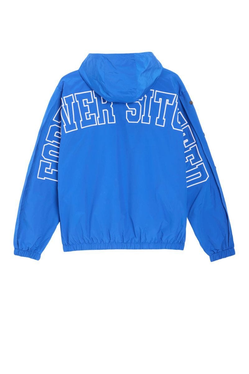 Forever Situated Jackets Forever Situated Nylon Jacket - Blue Forever Situated Nylon Jacket - Blue