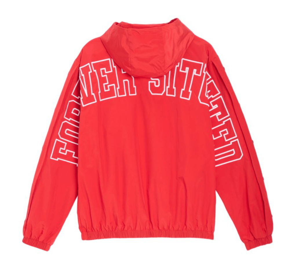 Forever Situated Jackets Forever Situated Nylon Jacket - Red Forever Situated Nylon Jacket - Red