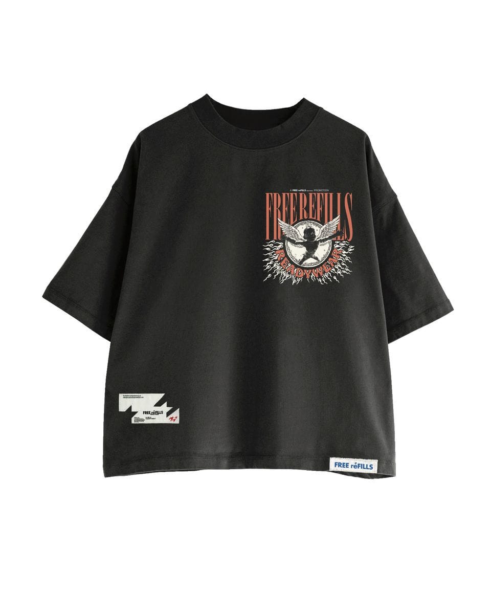 Free Refills T-Shirts Free Refills Nirvana Tee Black Free Refills Nirvana Tee Black