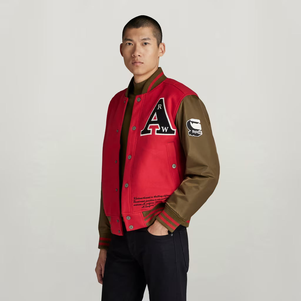 G-Star Varsity Jacket - Red