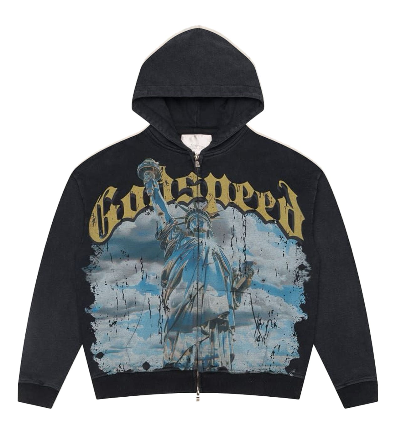 Godspeed Hoodies Godspeed Chrome Liberty Zip Up Hoodie - Black Godspeed Chrome Liberty Zip Up Hoodie - Black