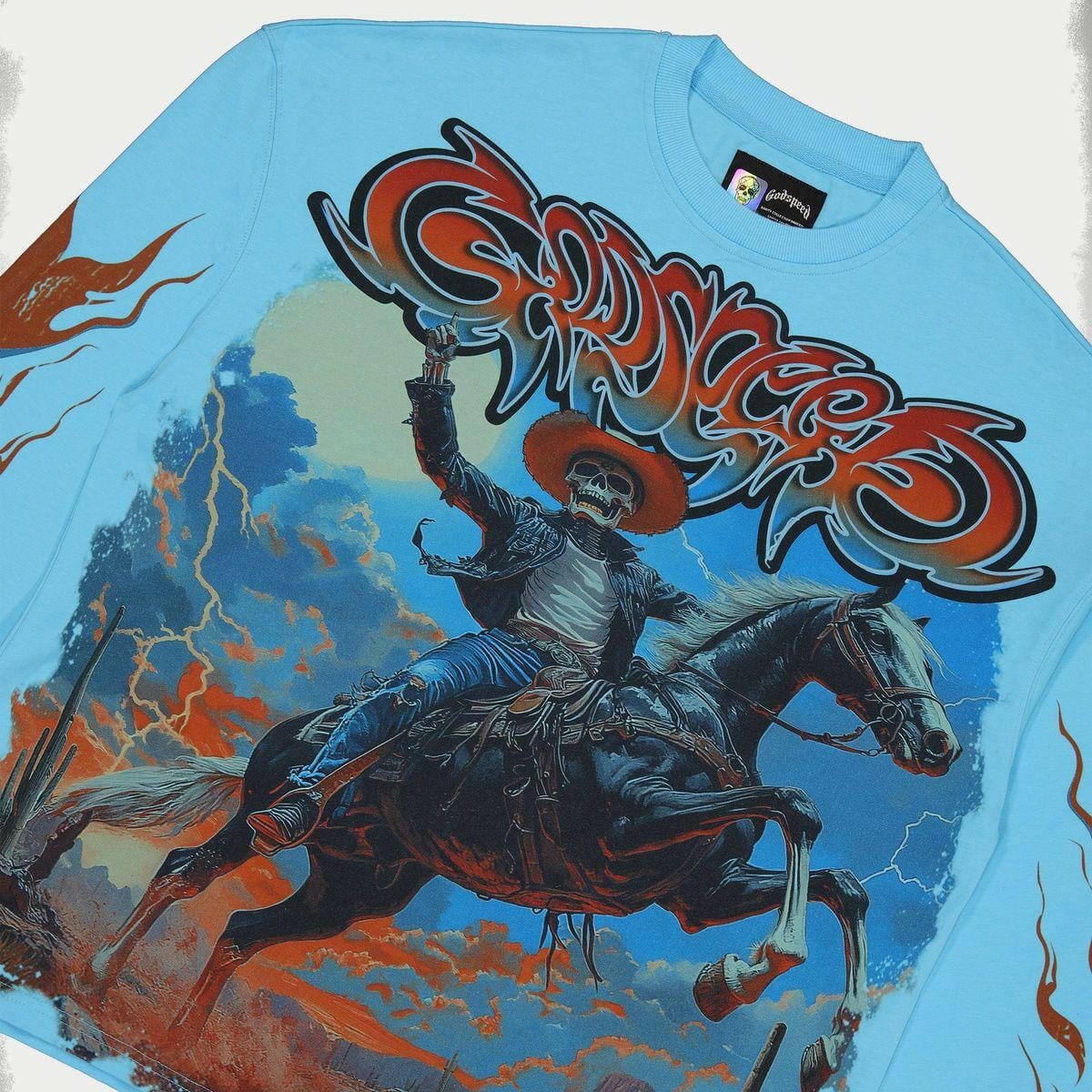 Godspeed T-Shirts Godspeed Thoroughbred Long Sleeve Tee Godspeed Thoroughbred Long Sleeve Tee