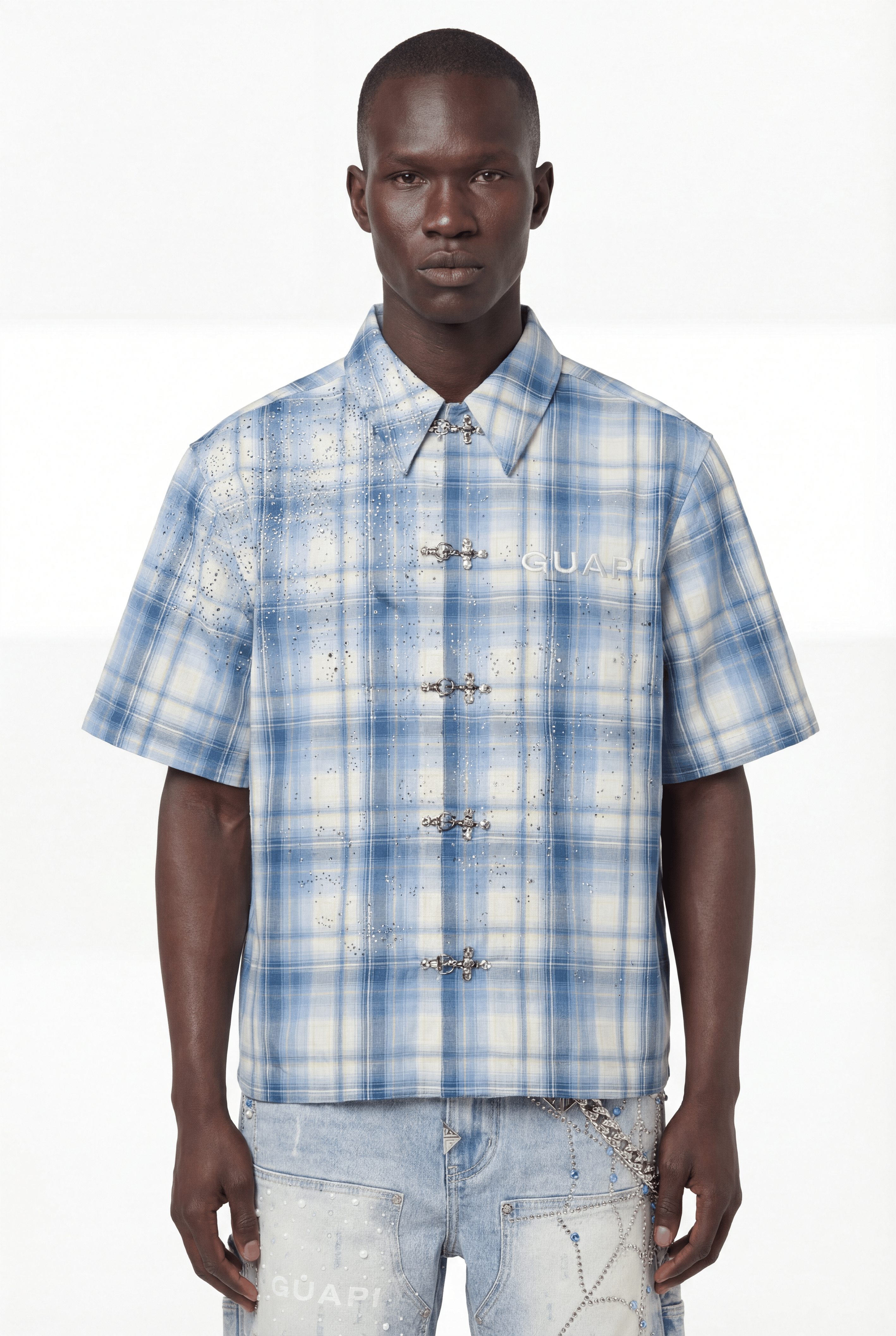 Guapi Button Down Guapi Glacier Plaid Shirt Guapi Glacier Plaid Shirt