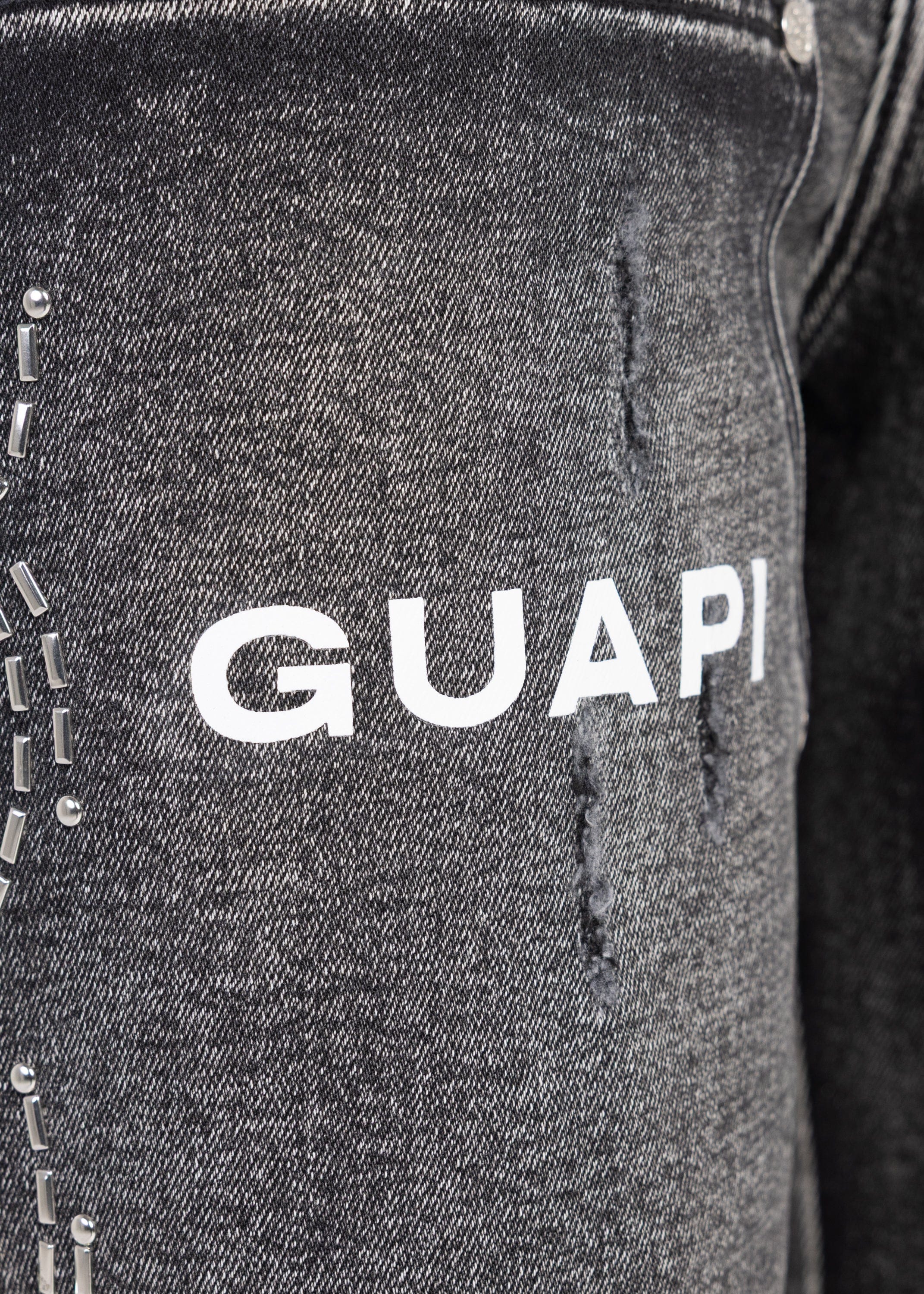 Guapi Shorts Guapi Obsidian Black Spider Denim Shorts Guapi Obsidian Black Spider Denim Shorts