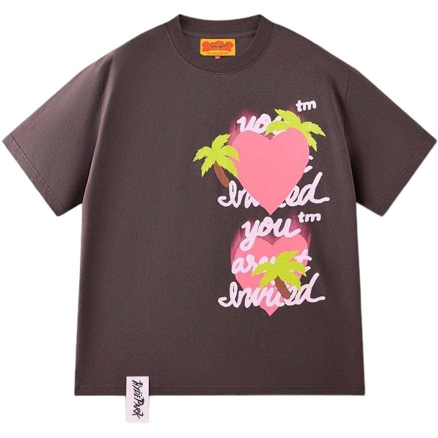 Hyde Park T-Shirts HYDE PARK STAINED HEART TEE (BROWN) HYDE PARK STAINED HEART TEE (BROWN)