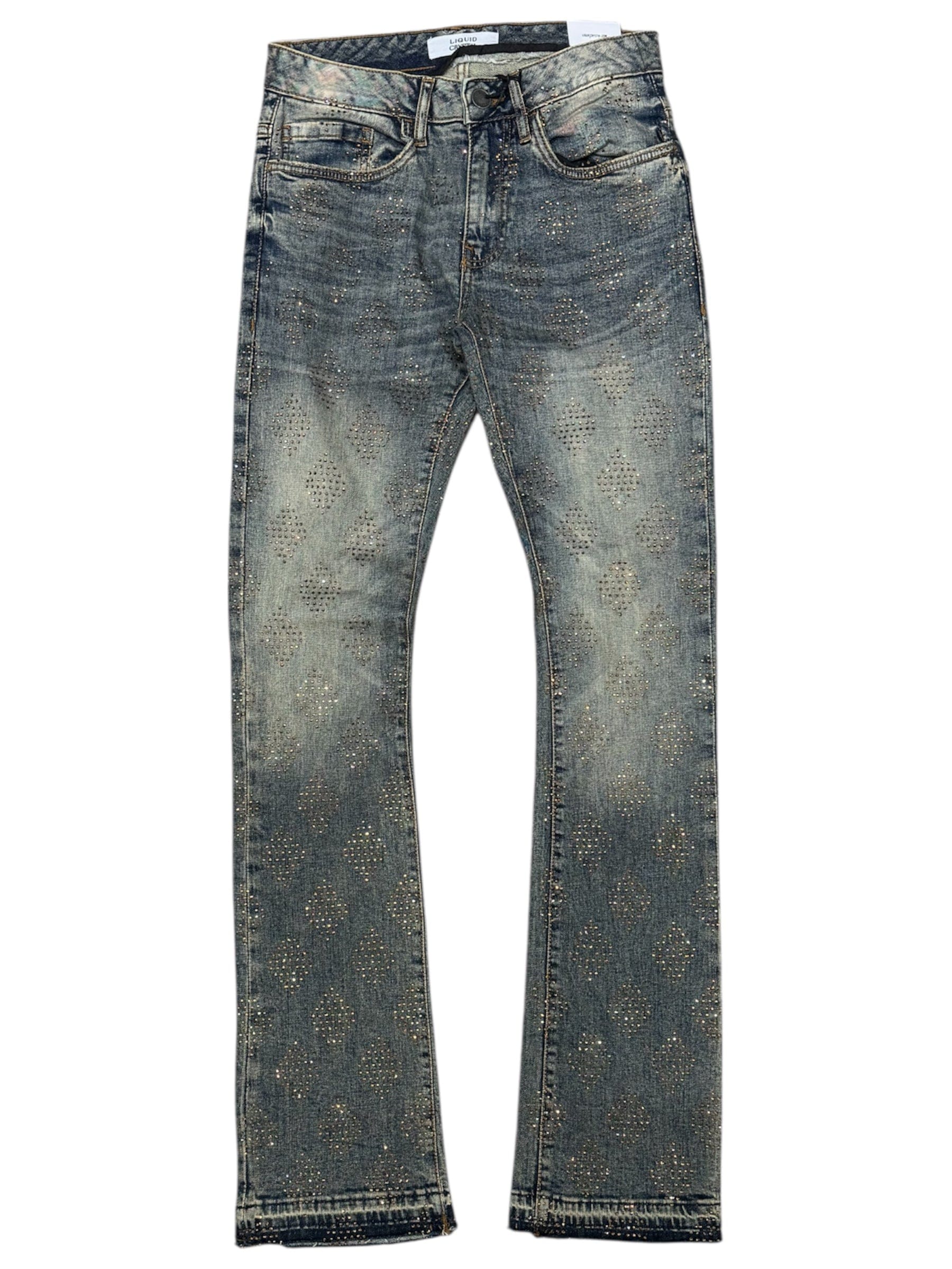 Jordan Craig Denim Jordan Craig Liquid Crystal Super Skinny Stacked Jeans Jordan Craig Liquid Crystal Super Skinny Stacked Jeans