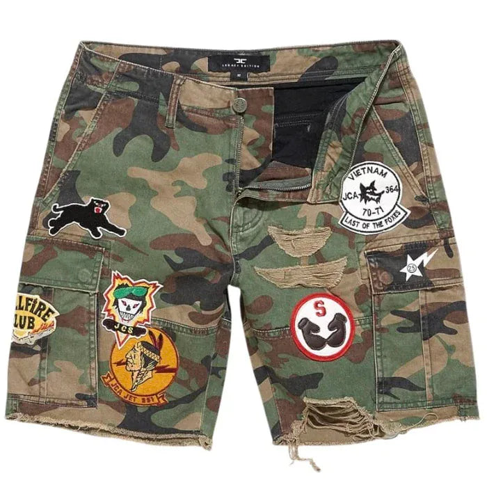 Jordan Craig Shorts JORDAN CRAIG RETRO WAR ANGEL CARGO SHORTS (VINTAGE CAMO) JORDAN CRAIG RETRO WAR ANGEL CARGO SHORTS (VINTAGE CAMO)