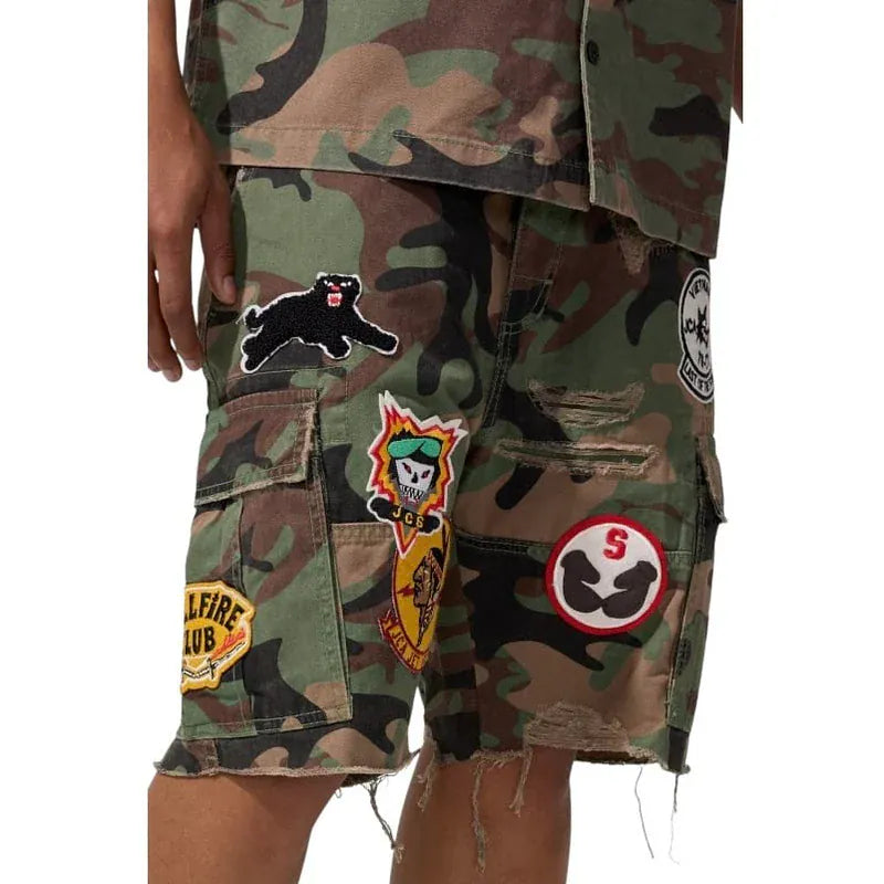 Jordan Craig Shorts JORDAN CRAIG RETRO WAR ANGEL CARGO SHORTS (VINTAGE CAMO) JORDAN CRAIG RETRO WAR ANGEL CARGO SHORTS (VINTAGE CAMO)