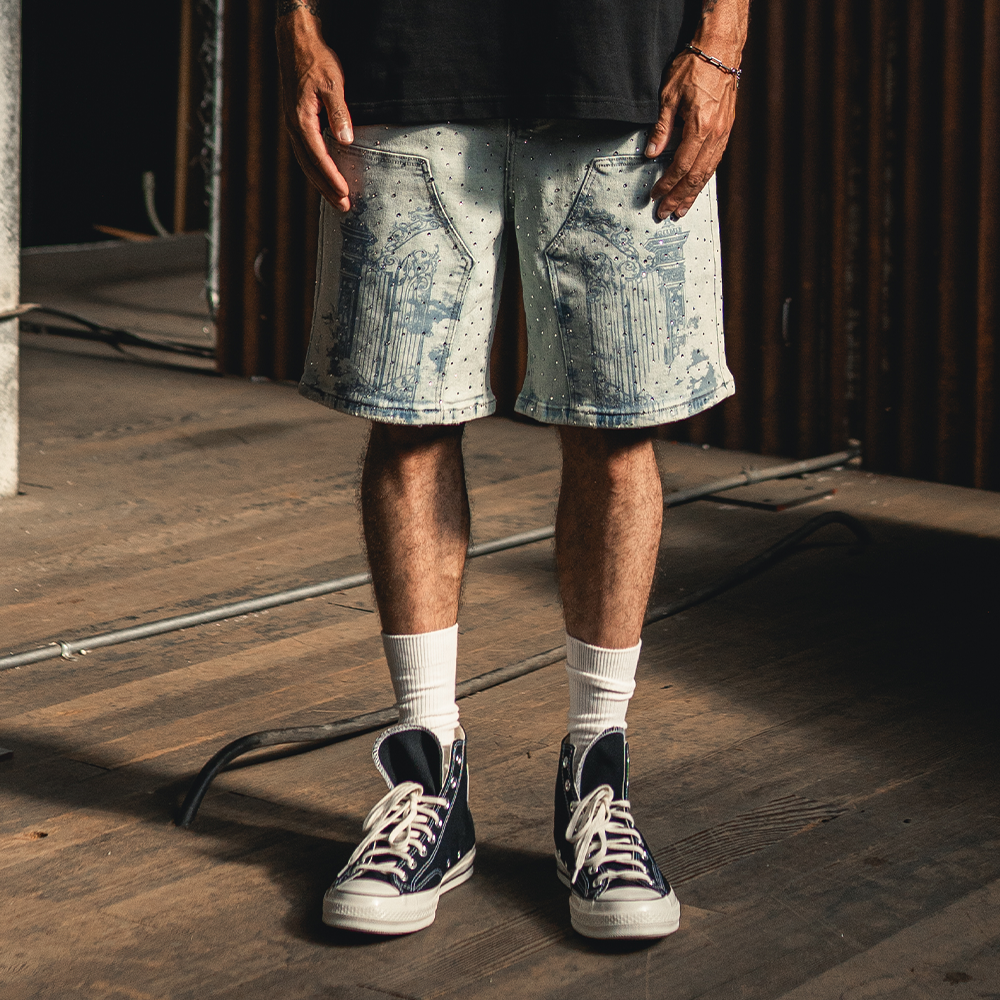 Duaa Kingdom Denim Shorts - 50% OFF.