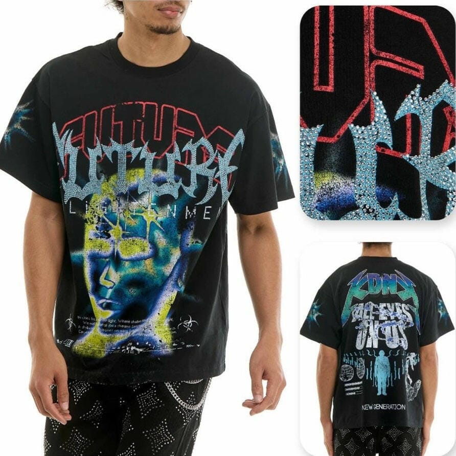 KDNK T-Shirts KDNK Future Black Tee KDNK Future Black Tee