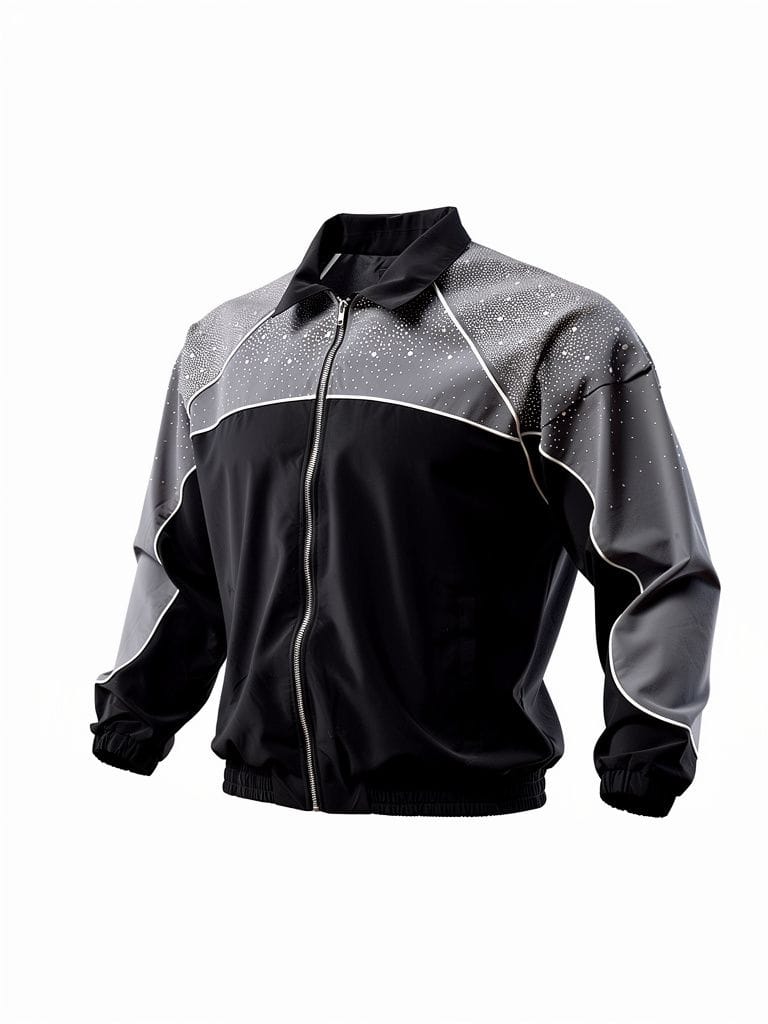 Kindred Sets Kindred Rhinestone Nylon Zip-Up Tracksuit Kindred Rhinestone Nylon Zip-Up Tracksuit