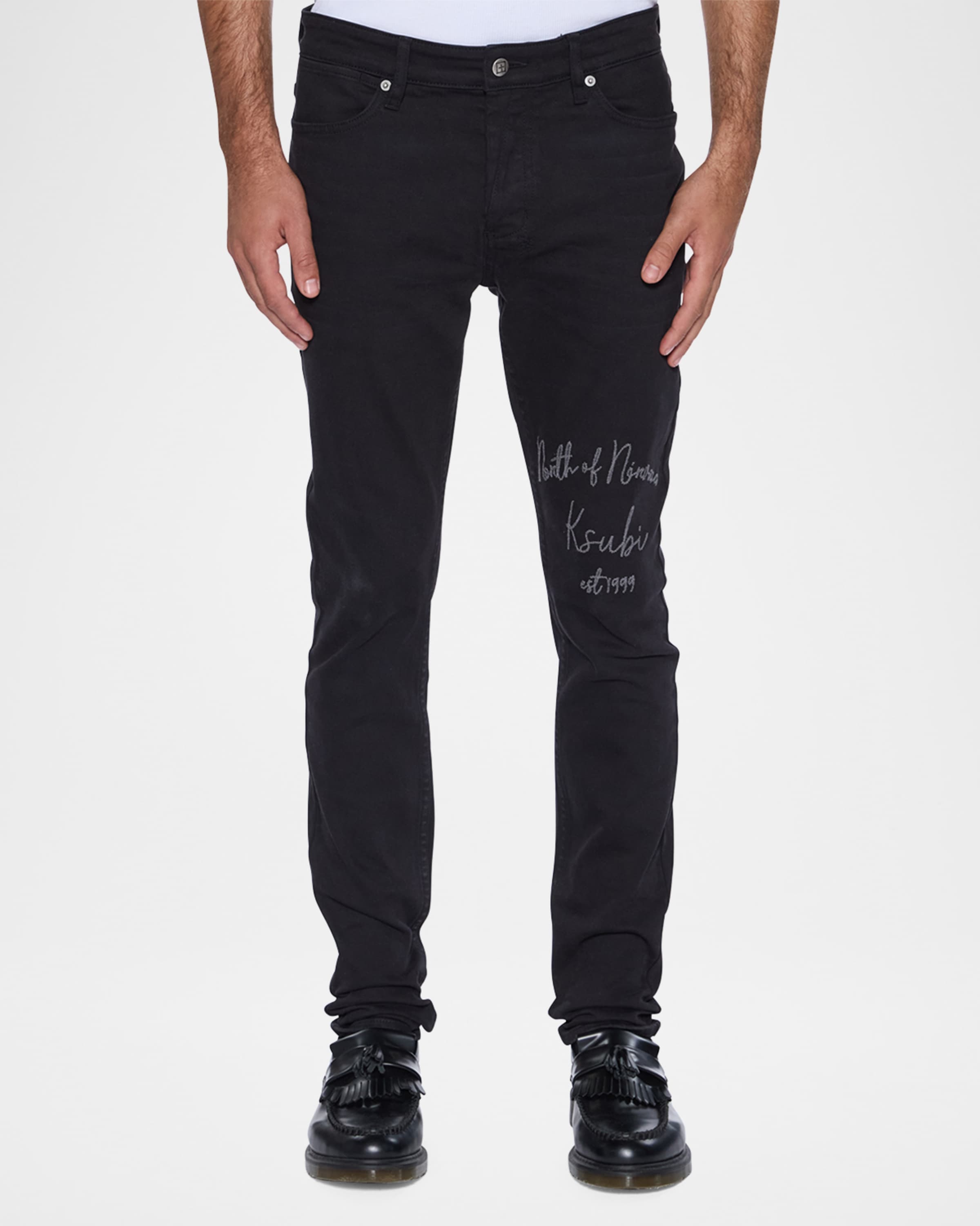 Ksubi Denim Ksubi Van Winkle Jasper Black Arch Skinny Jeans Ksubi Van Winkle Jasper Black Arch Skinny Jeans