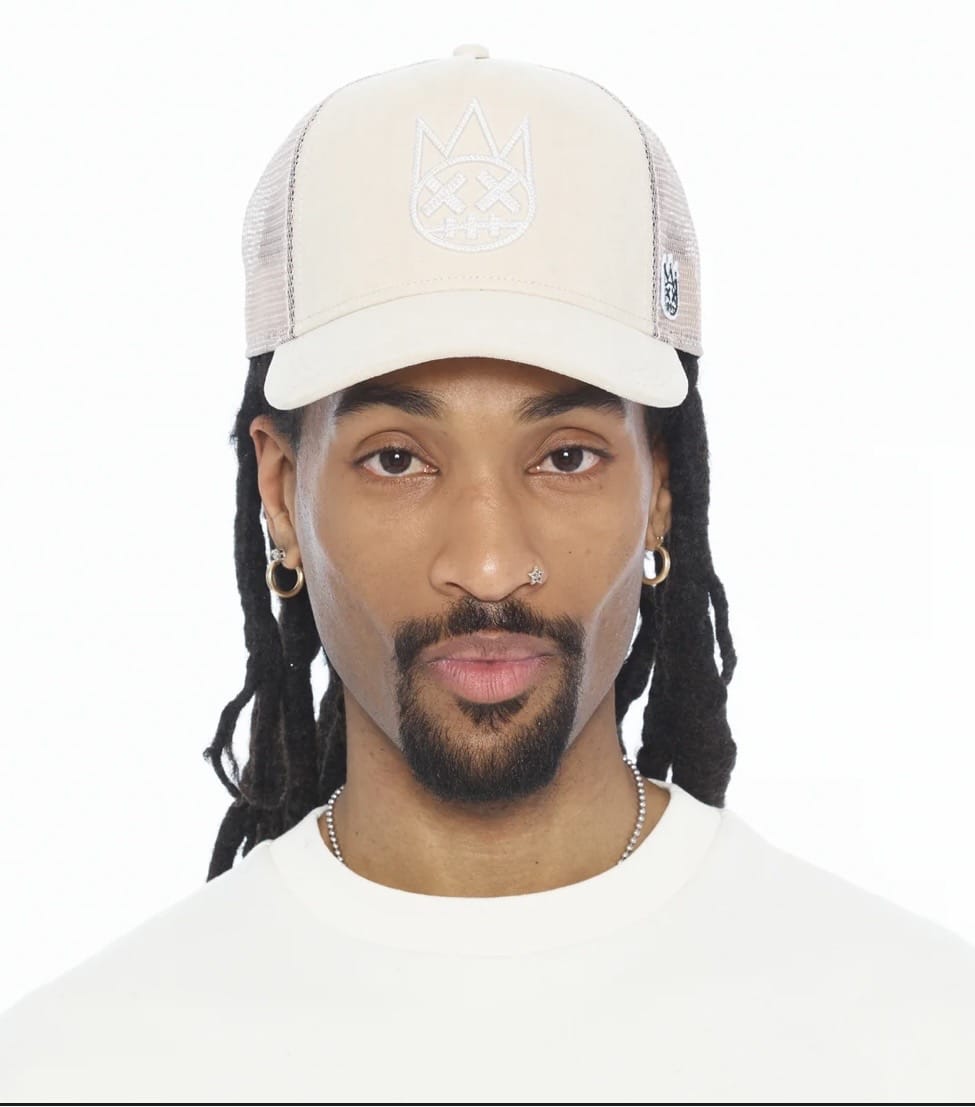 Legacy Clothing & Footwear CULT OF INDIVIDUALITY LOGO MESH BACK TRUCKER HAT -CREAM CULT OF INDIVIDUALITY LOGO MESH BACK TRUCKER HAT -CREAM