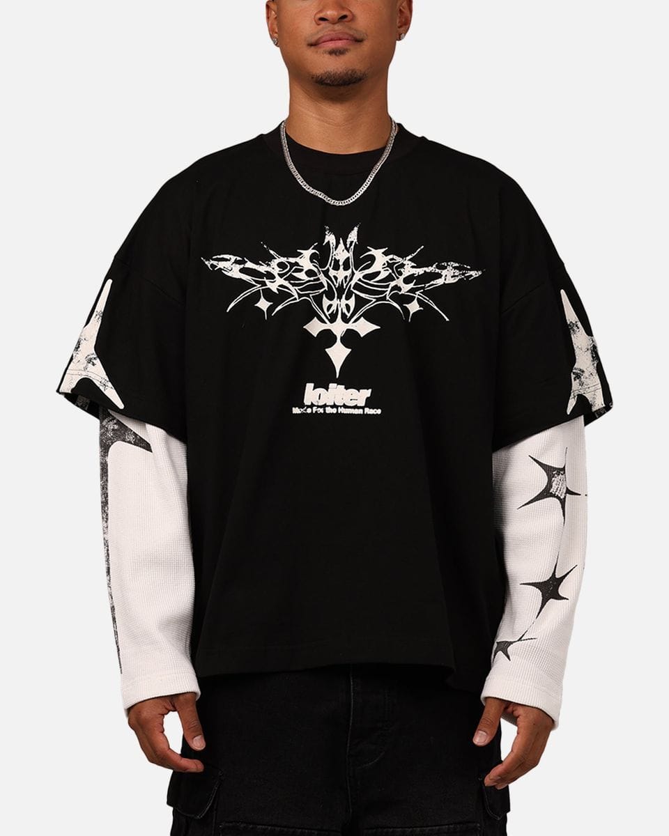Loiter T-Shirts Loiter Seek & Destroy Long Sleeve Vintage Tee Loiter Seek & Destroy Long Sleeve Vintage Tee