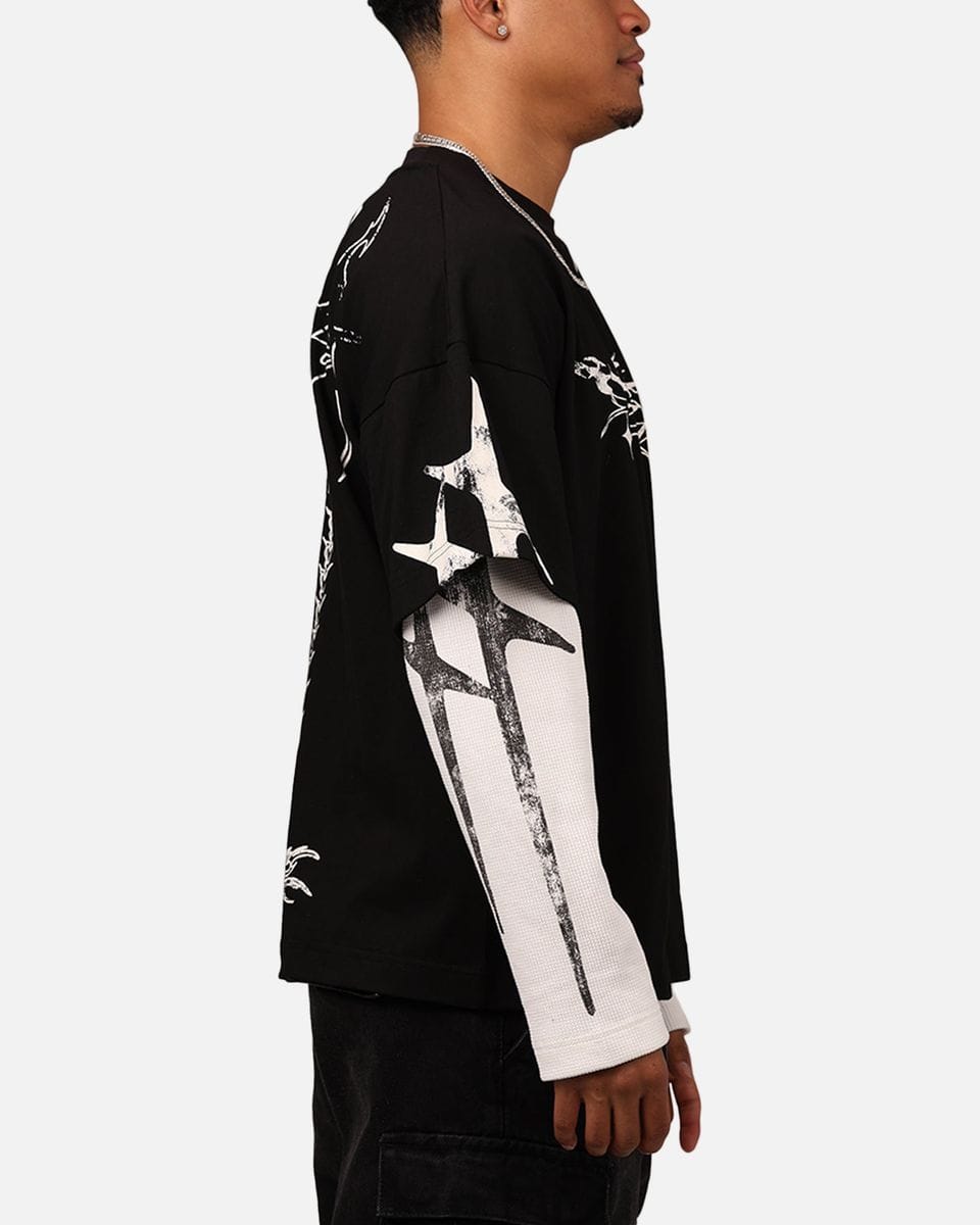 Loiter T-Shirts Loiter Seek & Destroy Long Sleeve Vintage Tee Loiter Seek & Destroy Long Sleeve Vintage Tee