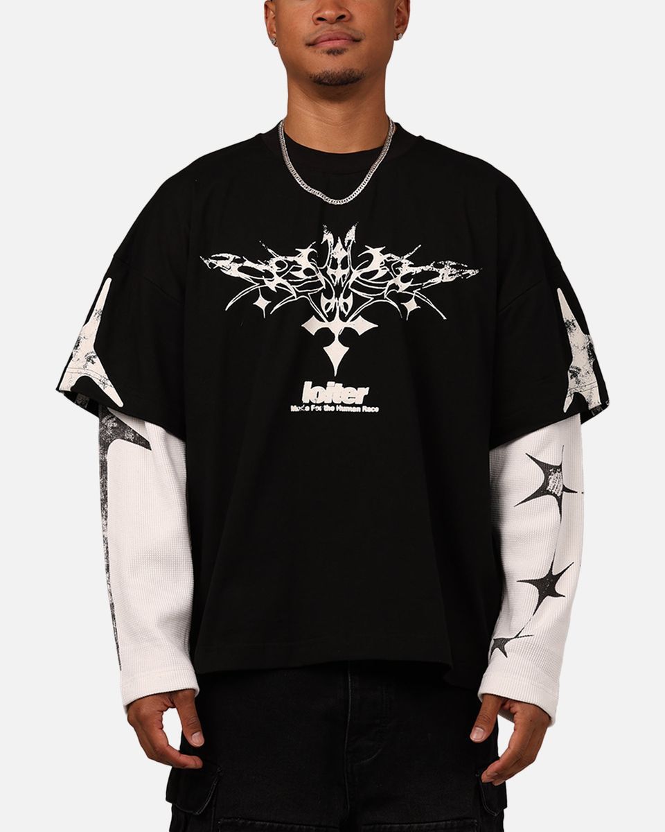 Loiter Seek & Destroy Long Sleeve Vintage Tee