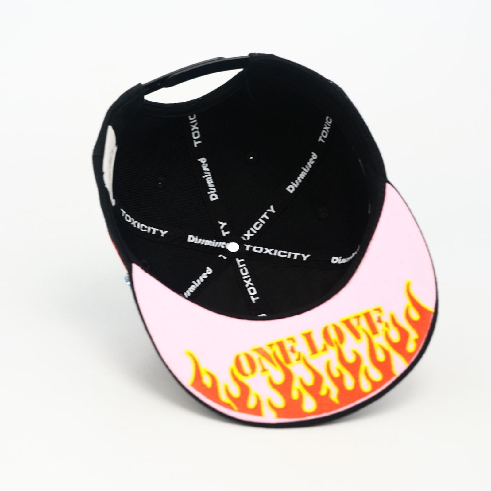 LOVE HARD TRUCKER Hats TOXICITY 333 SNAPBACK BLACK TOXICITY 333 SNAPBACK BLACK