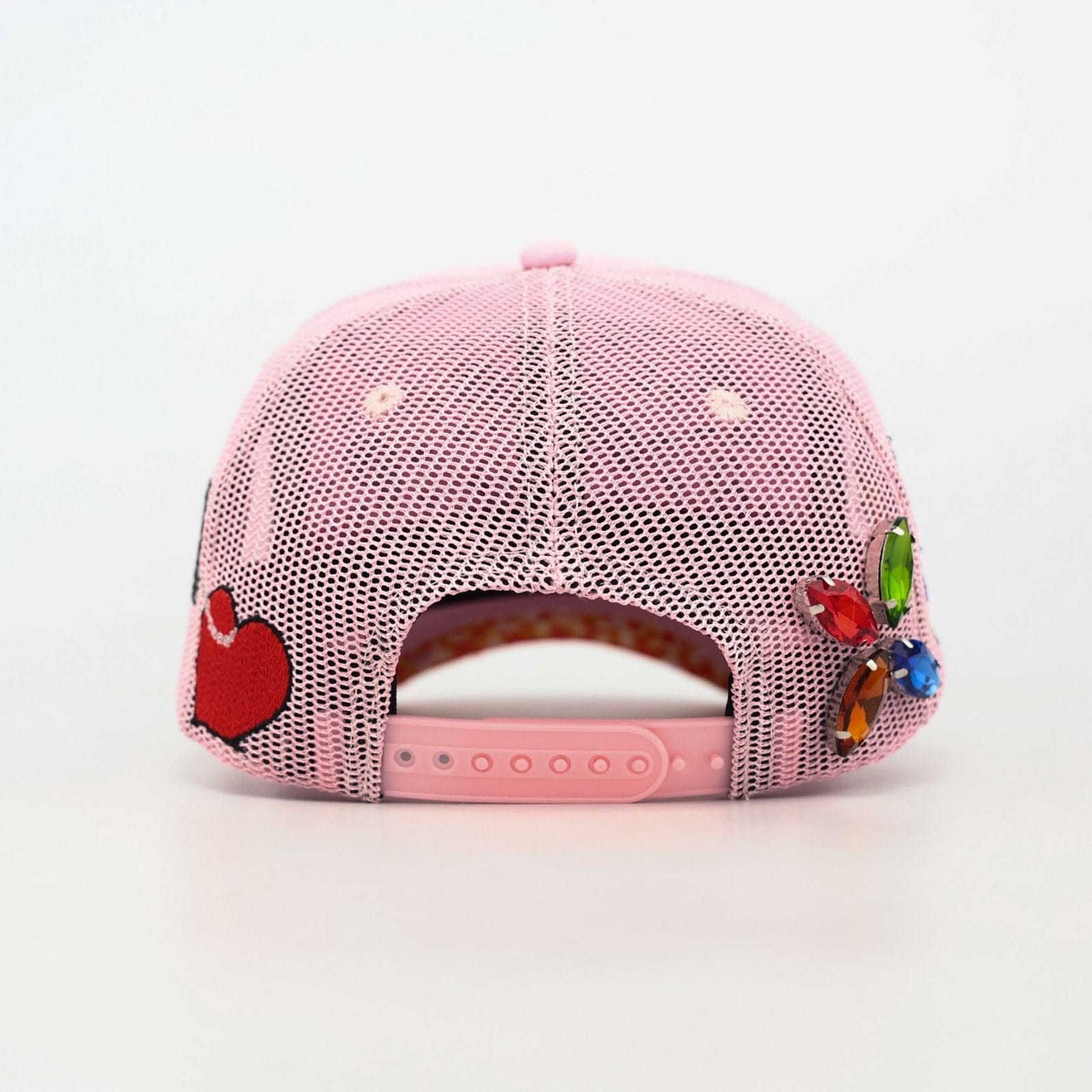 LOVE HARD TRUCKER Hats TROUBLE IN PARADISE TRUCKER PINK TROUBLE IN PARADISE TRUCKER PINK