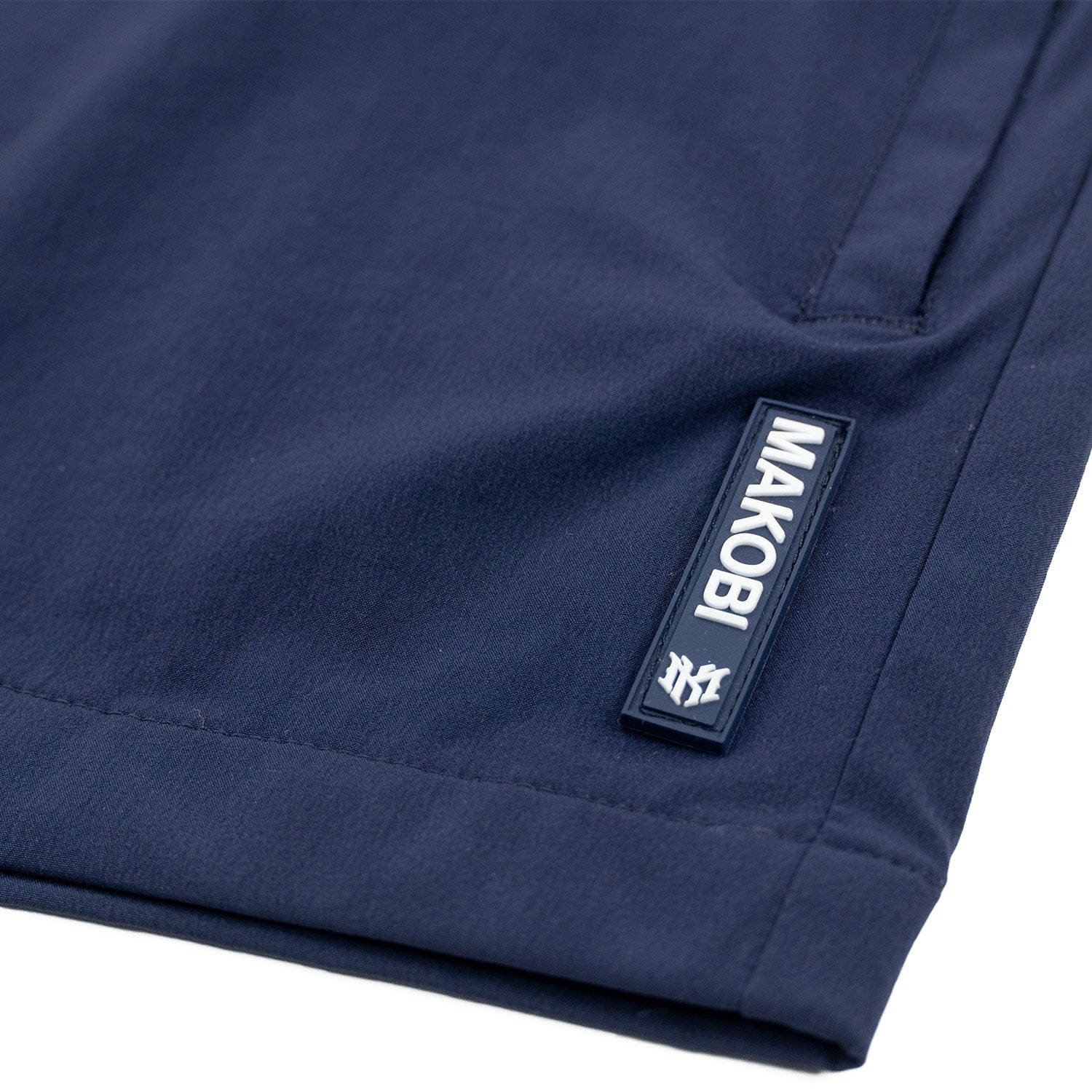 Makobi MK634 Adorni navy shorts with adjustable waistband and relaxed fit, ideal for casual wear and outdoor activities.