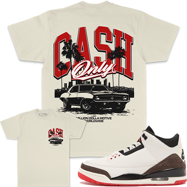 Million Dolla Motive T-Shirts Million Dolla Motive Cash Only Car Tee Million Dolla Motive Cash Only Car Tee
