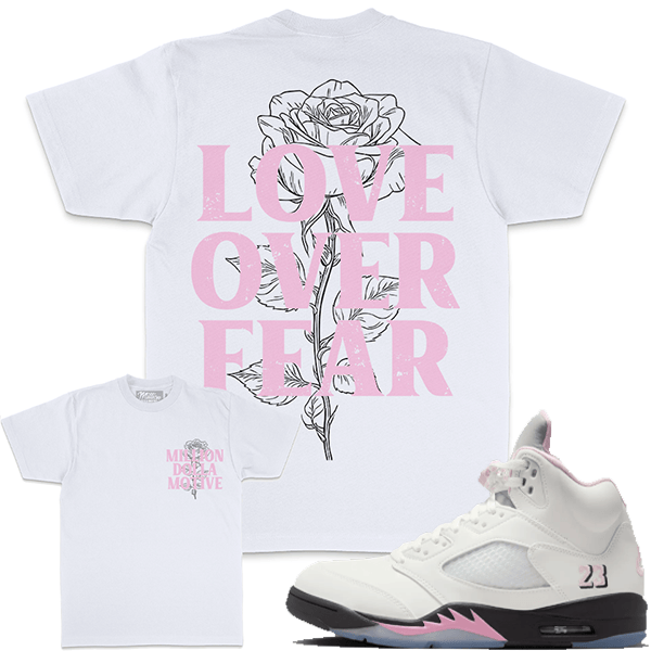 Million Dolla Motive T-Shirts Million Dolla Motive Love Over Fear Tee Million Dolla Motive Love Over Fear Tee