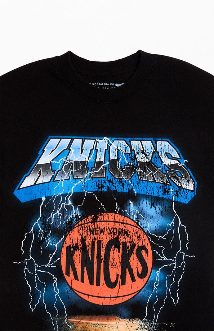 Mitchell & Ness T-Shirts Mitchell & Ness NY Knicks Lightning T-Shirt Mitchell & Ness NY Knicks Lightning T-Shirt