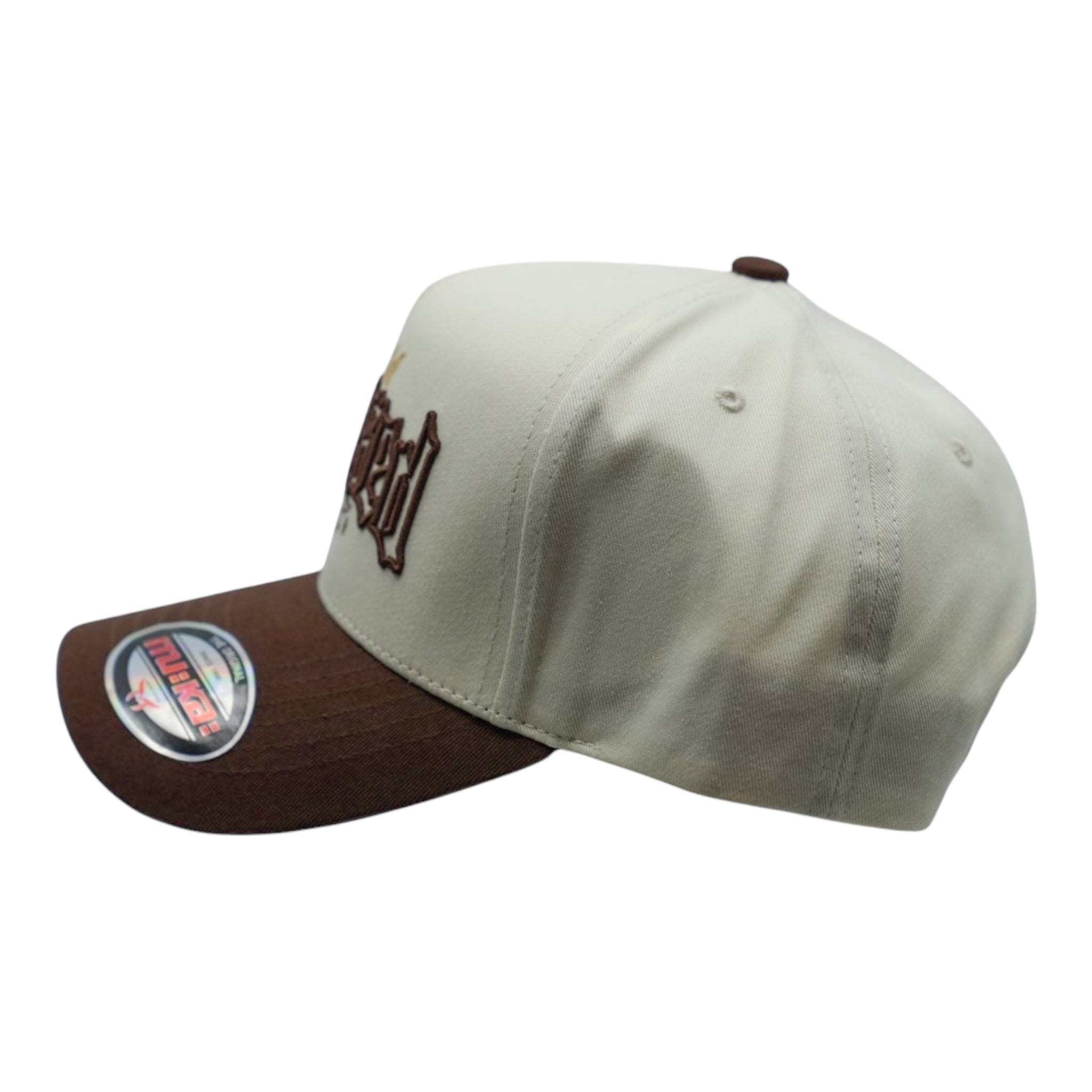 Muka Hats BLESSED SNAPBACK CREAM BROWN BLESSED SNAPBACK CREAM BROWN
