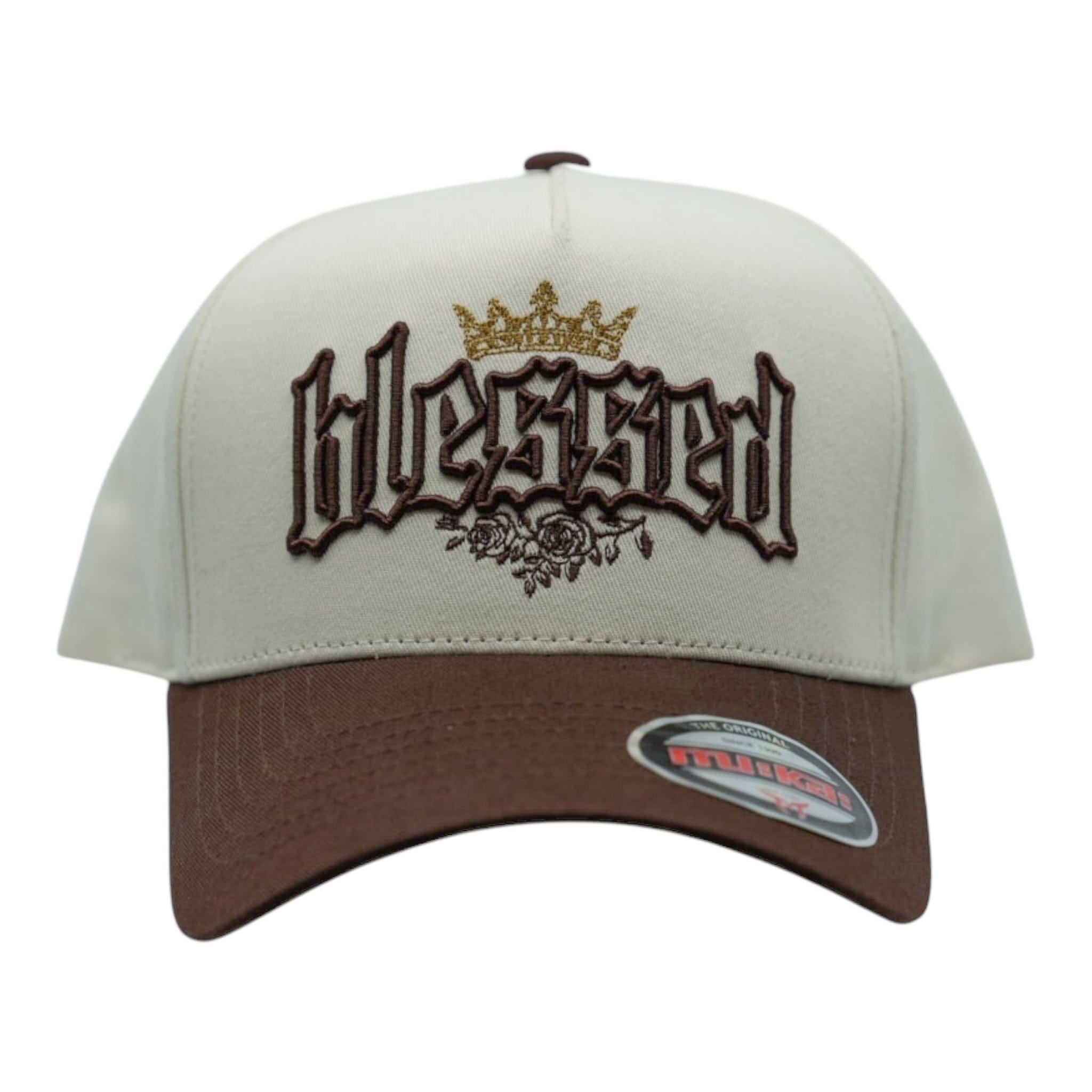 Muka Hats BLESSED SNAPBACK CREAM BROWN BLESSED SNAPBACK CREAM BROWN