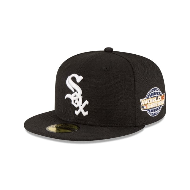 New Era Hats New Era White Sox World Series Black 59FIFTY Fitted New Era White Sox World Series Black 59FIFTY Fitted