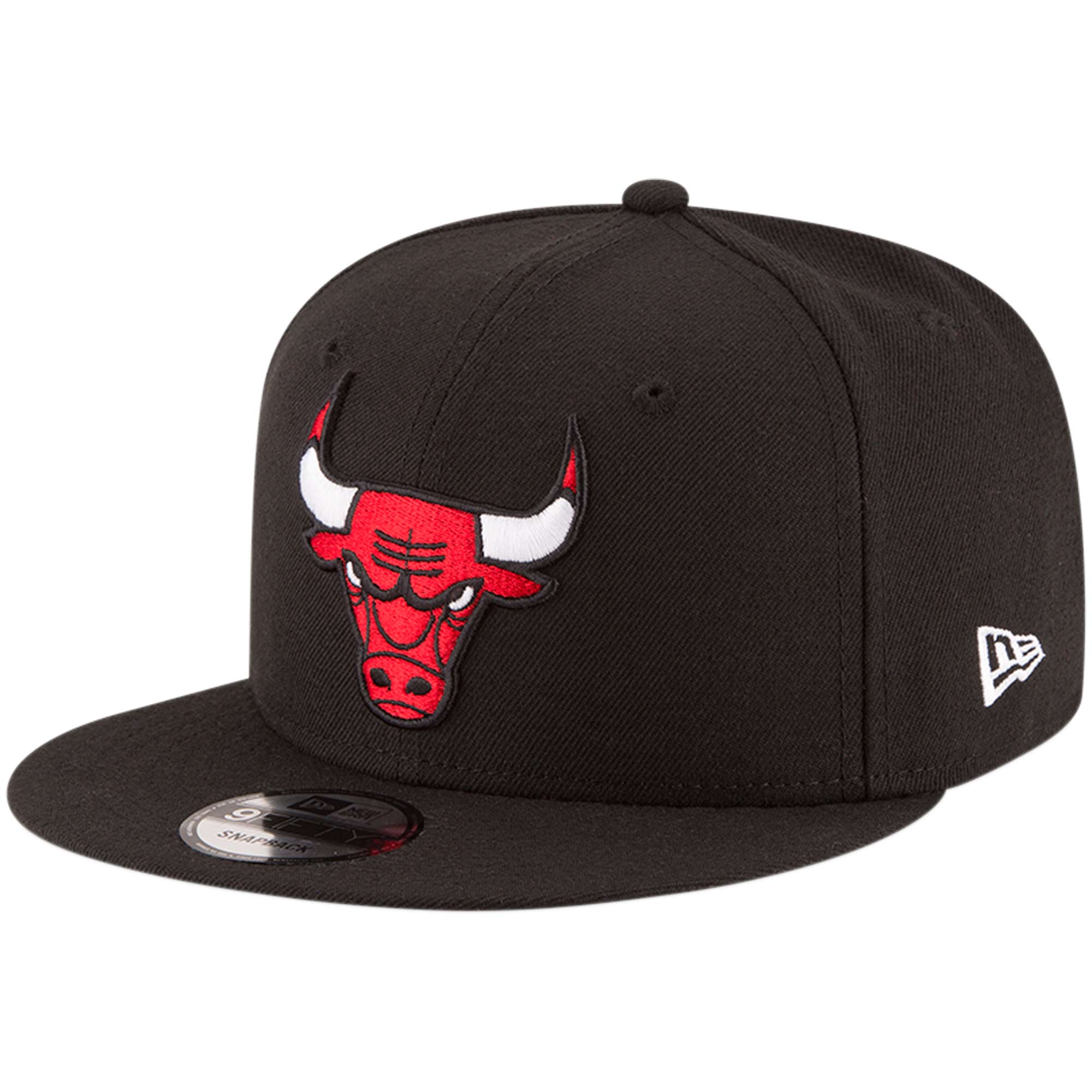New Era Hats Chicago Bulls Black Official Team Color 9FIFTY Snapback Chicago Bulls Black Official Team Color 9FIFTY Snapback