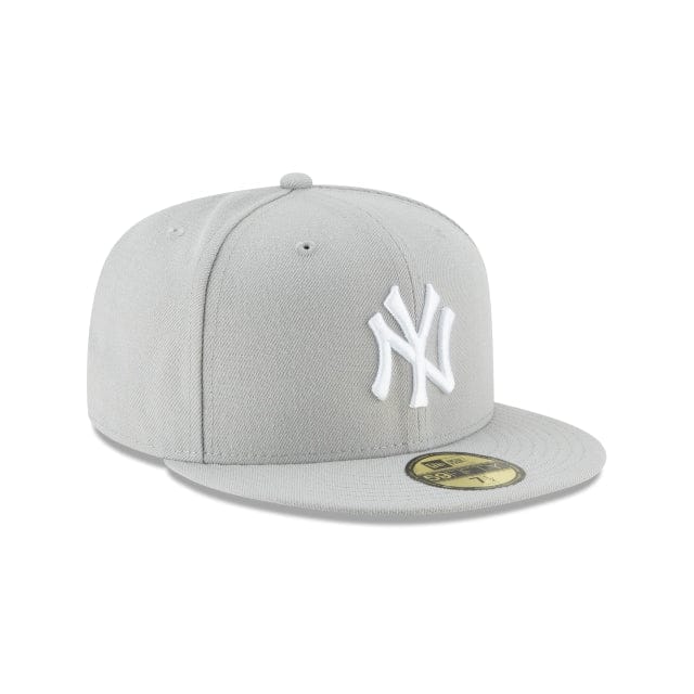 New Era Hats New York Yankees Gray Basic 59FIFTY Fitted New York Yankees Gray Basic 59FIFTY Fitted