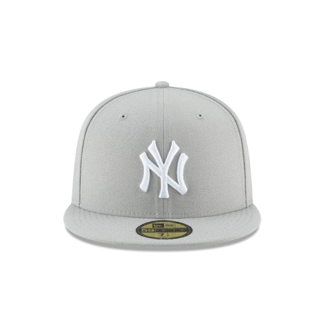 New Era Hats New York Yankees Gray Basic 59FIFTY Fitted New York Yankees Gray Basic 59FIFTY Fitted