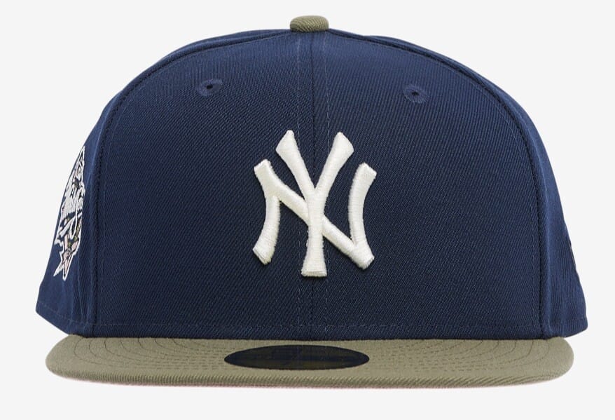 New Era Hats New York Yankees Ocean and Sage World Series Side Patch 59FIFTY Fitted New York Yankees Ocean and Sage World Series Side Patch 59FIFTY Fitted