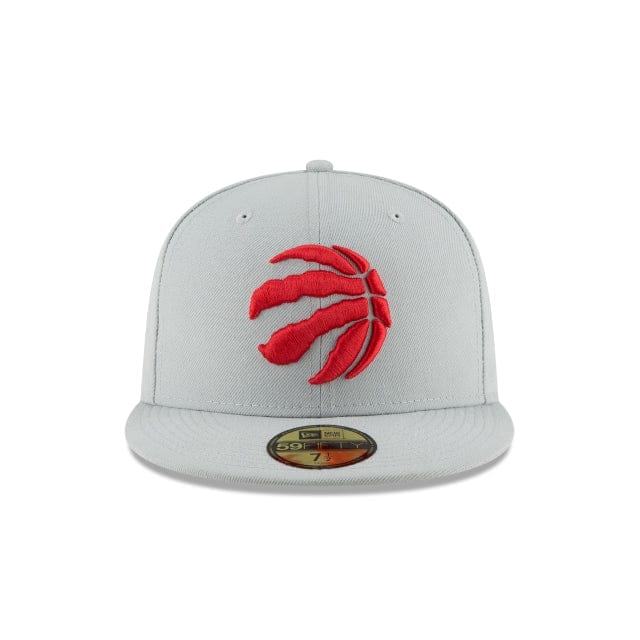 New Era Hats Toronto Raptors Gray Basic 59FIFTY Fitted Toronto Raptors Gray Basic 59FIFTY Fitted