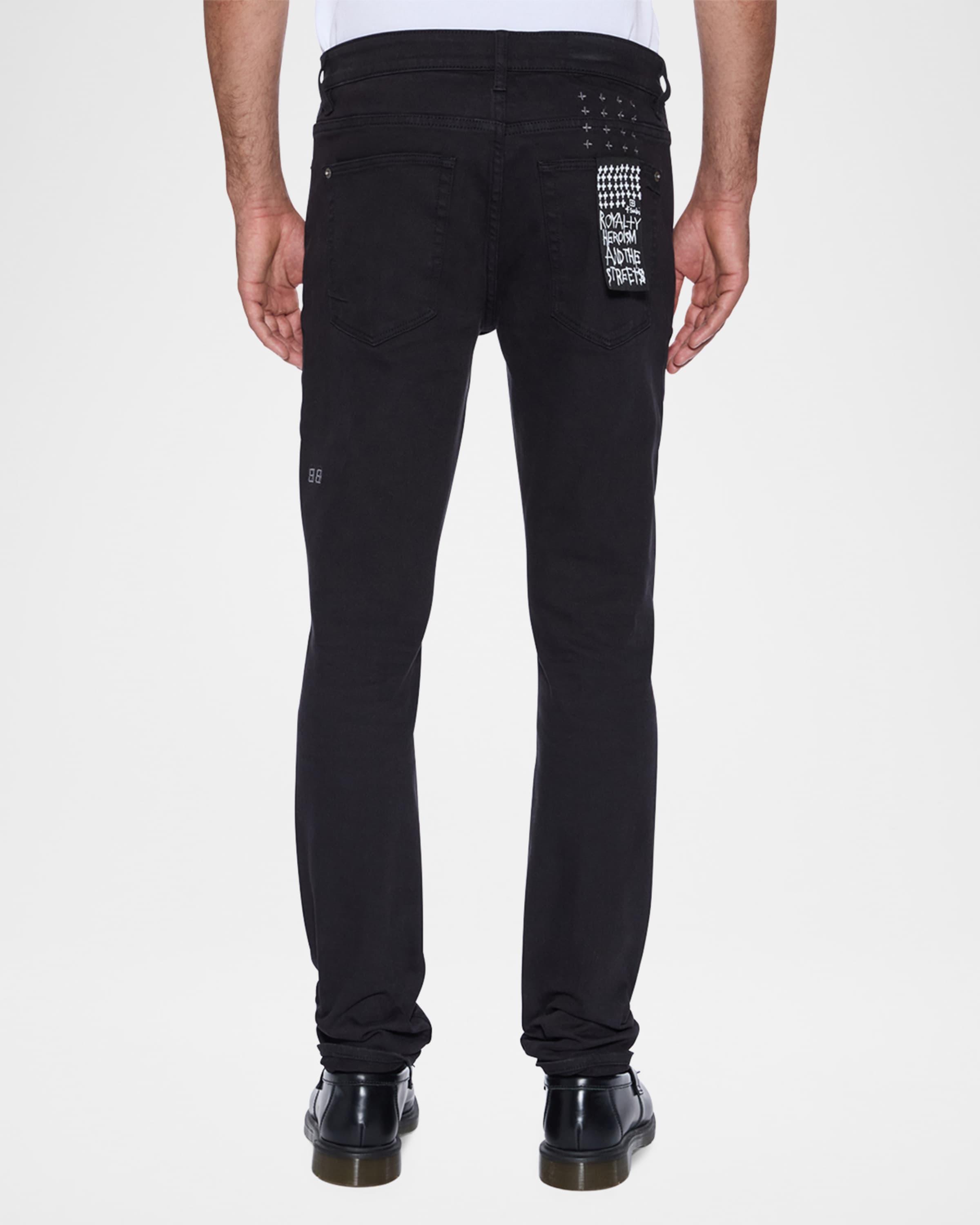 Ksubi Van Winkle Jasper Black Arch Skinny Jeans