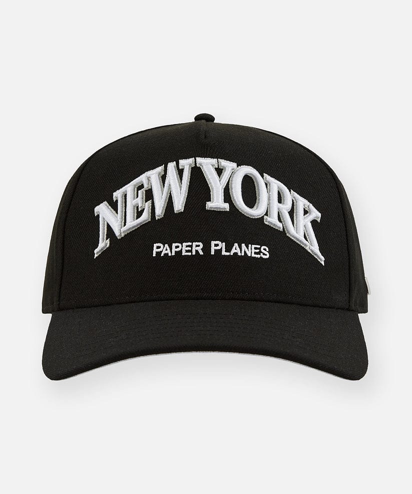 Paper Planes Hat Paper Planes "New York" A-Frame Snapback - Black/Green Paper Planes "New York" A-Frame Snapback - Black/Green