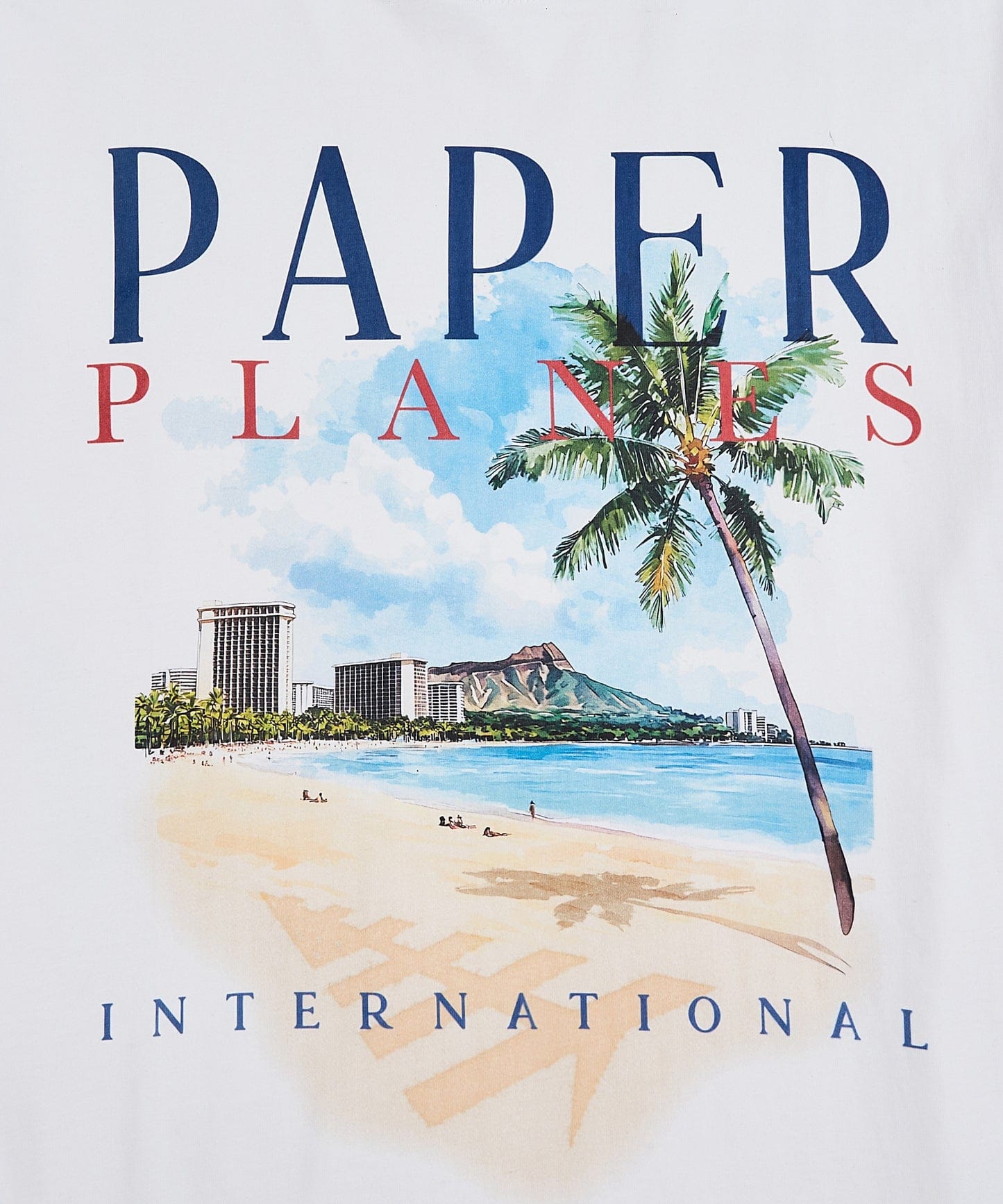 Paper Planes T-Shirts Paper Planes Hawaii Beach Tee Paper Planes Hawaii Beach Tee