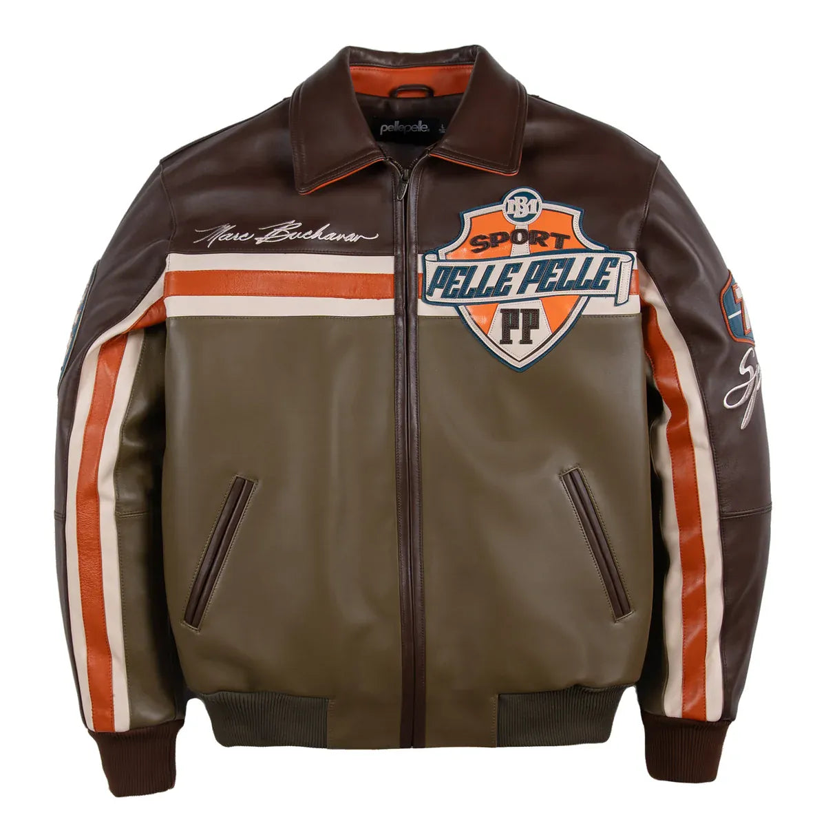 Pelle Pelle Jackets PELLE PELLE RACING SPORT JACKET PELLE PELLE RACING SPORT JACKET